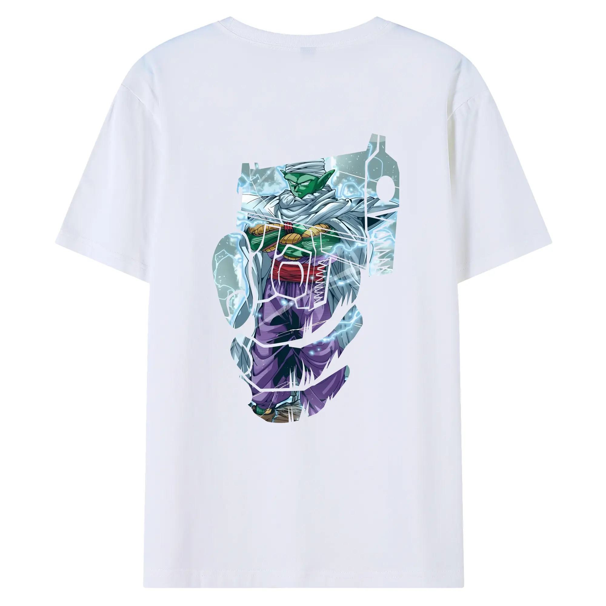 ドラゴンボール グッズ ピッコロ - 綿100％ 半袖Tシャツ ・ バックプリント ・ 快適 通気性 ・ 日常使い 散歩 スポーツ用