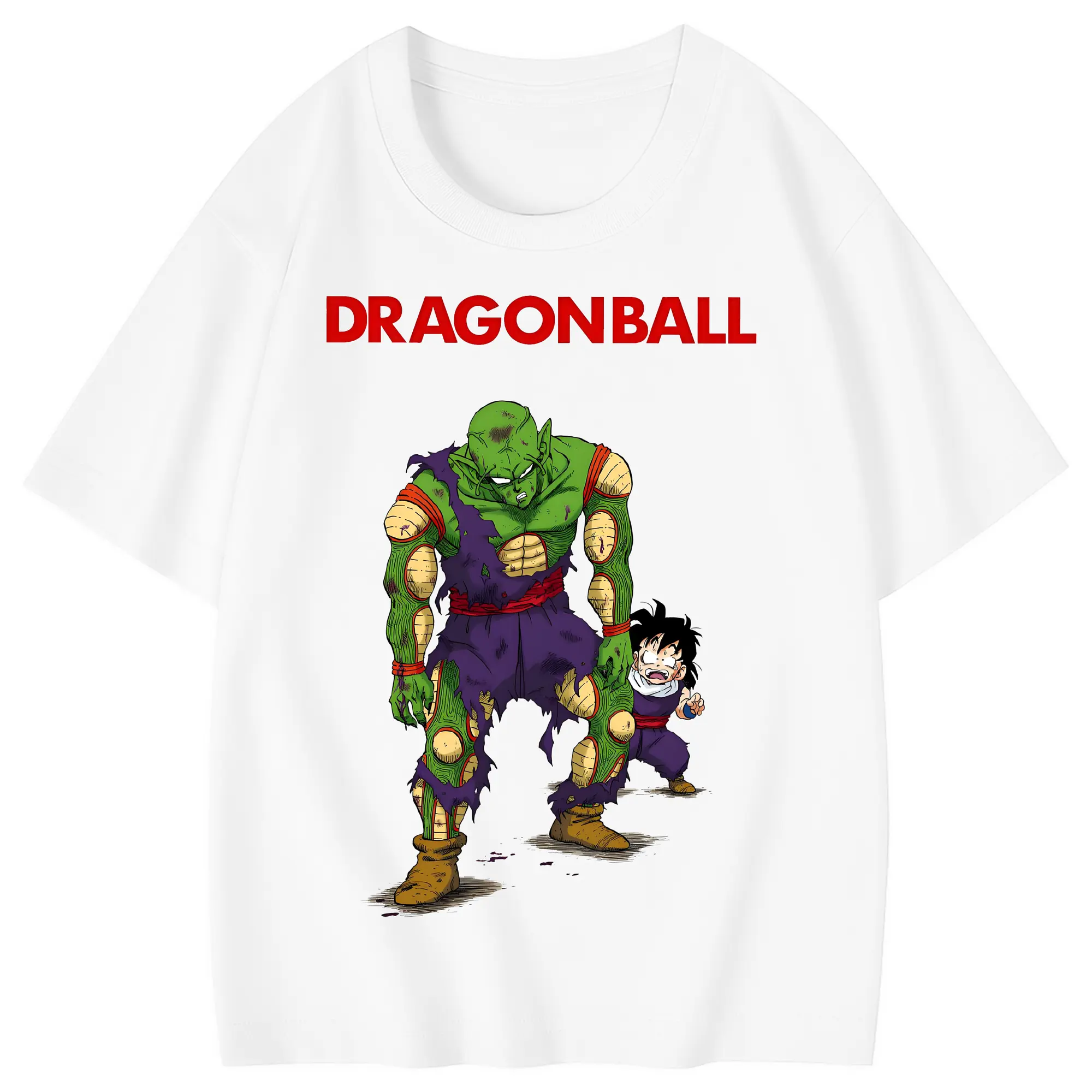 ドラゴンボール グッズ ピッコロ - 綿100％ キッズTシャツ ・ フロントプリント ・ 快適 通気性 ・ スポーツ カジュアル 散歩用