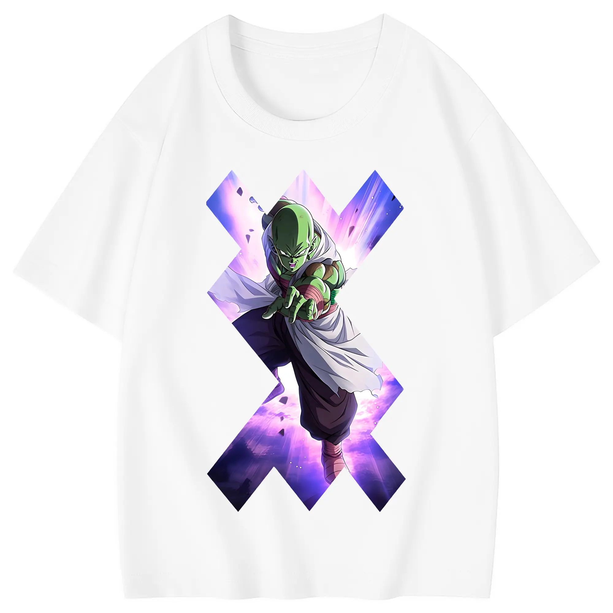 ドラゴンボール グッズ ピッコロ - 綿100％ キッズTシャツ ・ フロントプリント ・ 快適 通気性 ・ スポーツ カジュアル 散歩用