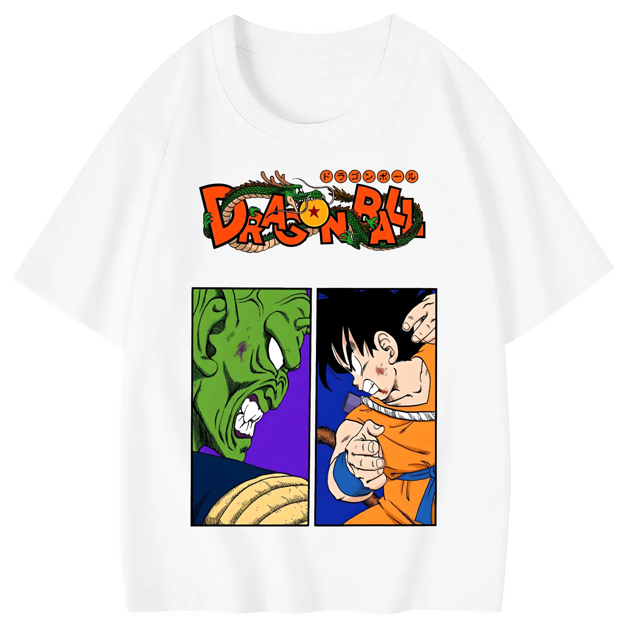ドラゴンボール グッズ ピッコロ - 綿100％ キッズTシャツ ・ フロントプリント ・ 快適 通気性 ・ スポーツ カジュアル 散歩用
