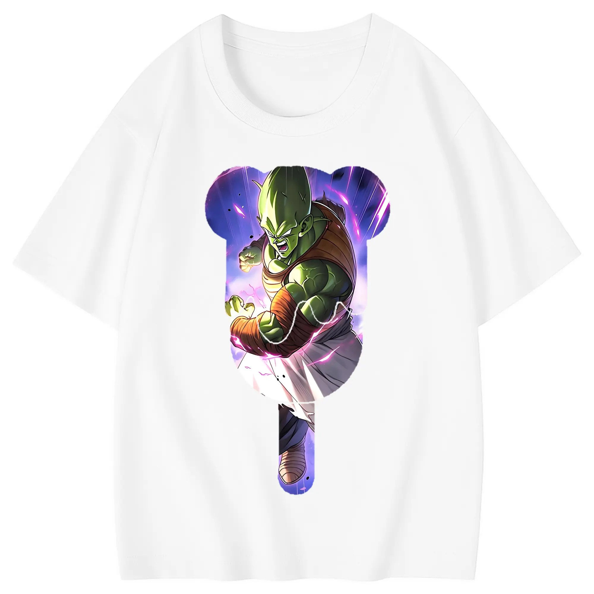 ドラゴンボール グッズ ピッコロ - 綿100％ キッズTシャツ ・ フロントプリント ・ 快適 通気性 ・ スポーツ カジュアル 散歩用