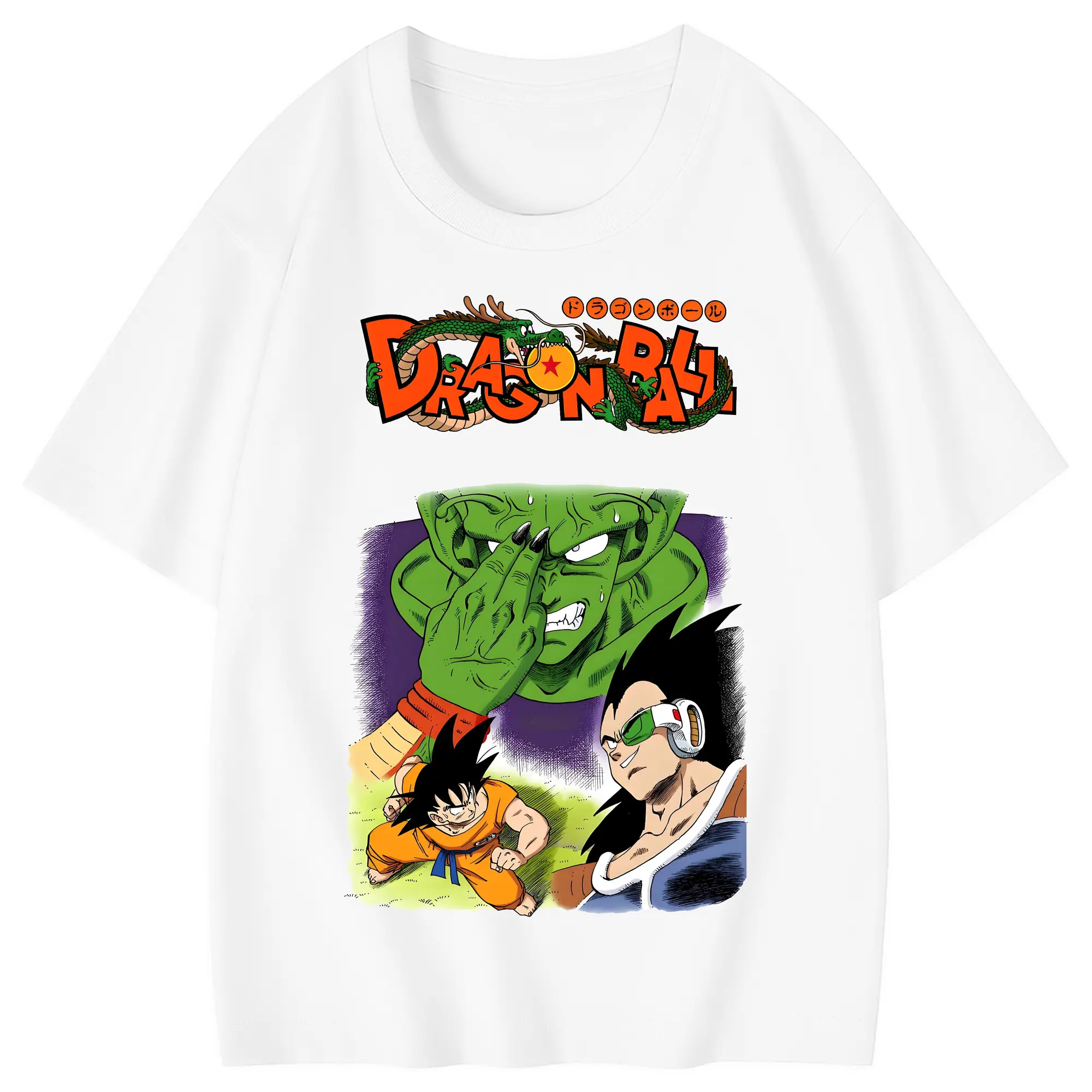 ドラゴンボール グッズ ピッコロ - 綿100％ キッズTシャツ ・ フロントプリント ・ 快適 通気性 ・ スポーツ カジュアル 散歩用