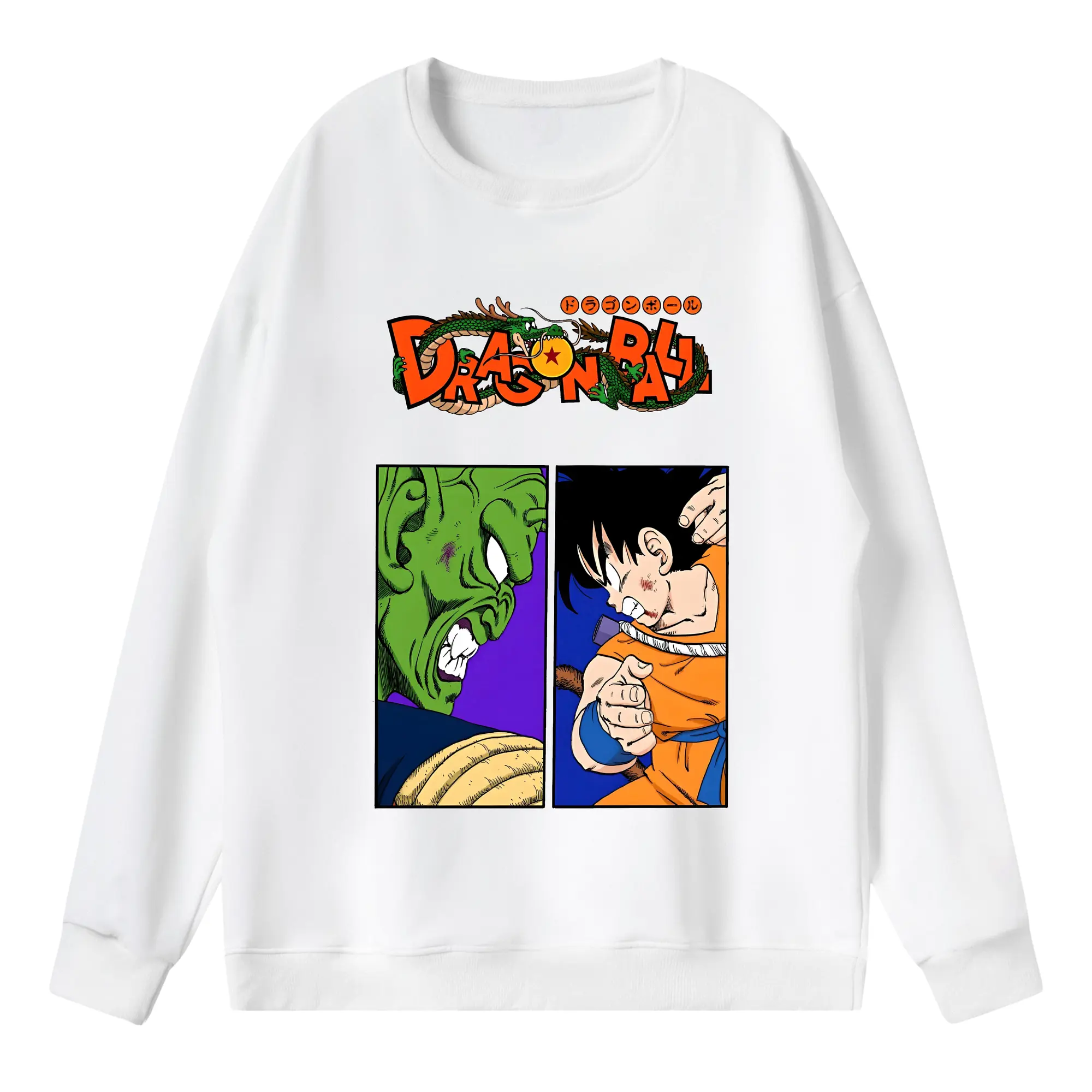 ドラゴンボール グッズ ピッコロ - 薄手 クルーネック スウェット 裏毛260g · ポリエステル 春秋向け カジュアル 男女兼用 · トレーナー デイリー スポーツ 散歩に最適