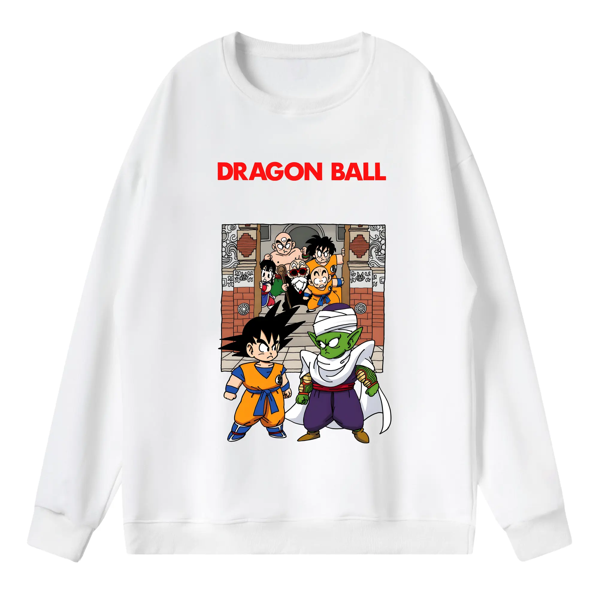 ドラゴンボール グッズ ピッコロ - 薄手 クルーネック スウェット 裏毛260g · ポリエステル 春秋向け カジュアル 男女兼用 · トレーナー デイリー スポーツ 散歩に最適