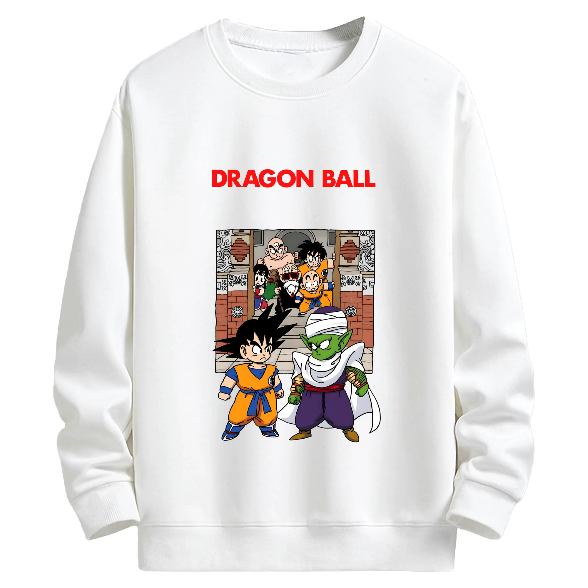 ドラゴンボール グッズ ピッコロ - キッズ クルーネックスウェットシャツ ・ フロントプリント ・ 綿80％ ポリエステル20％ ・ 快適 通学 スポーツ 日常使い お散歩用