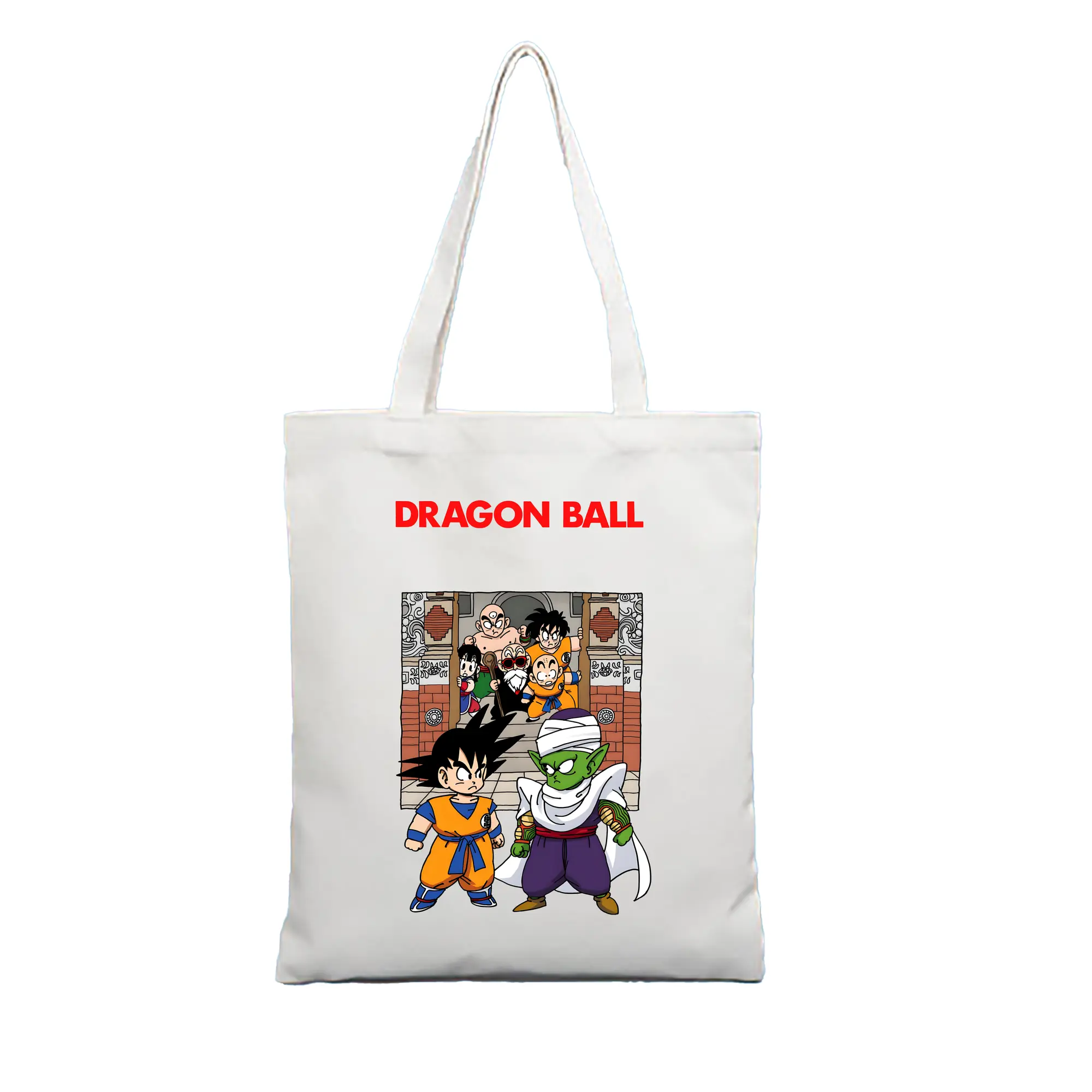 ドラゴンボール グッズ ピッコロ - 縦型キャンバス手提げバッグ（トートバッグ） ・ キャンバス素材 ・ ショッピング用 ・ 軽量 丈夫 お手入れ簡単