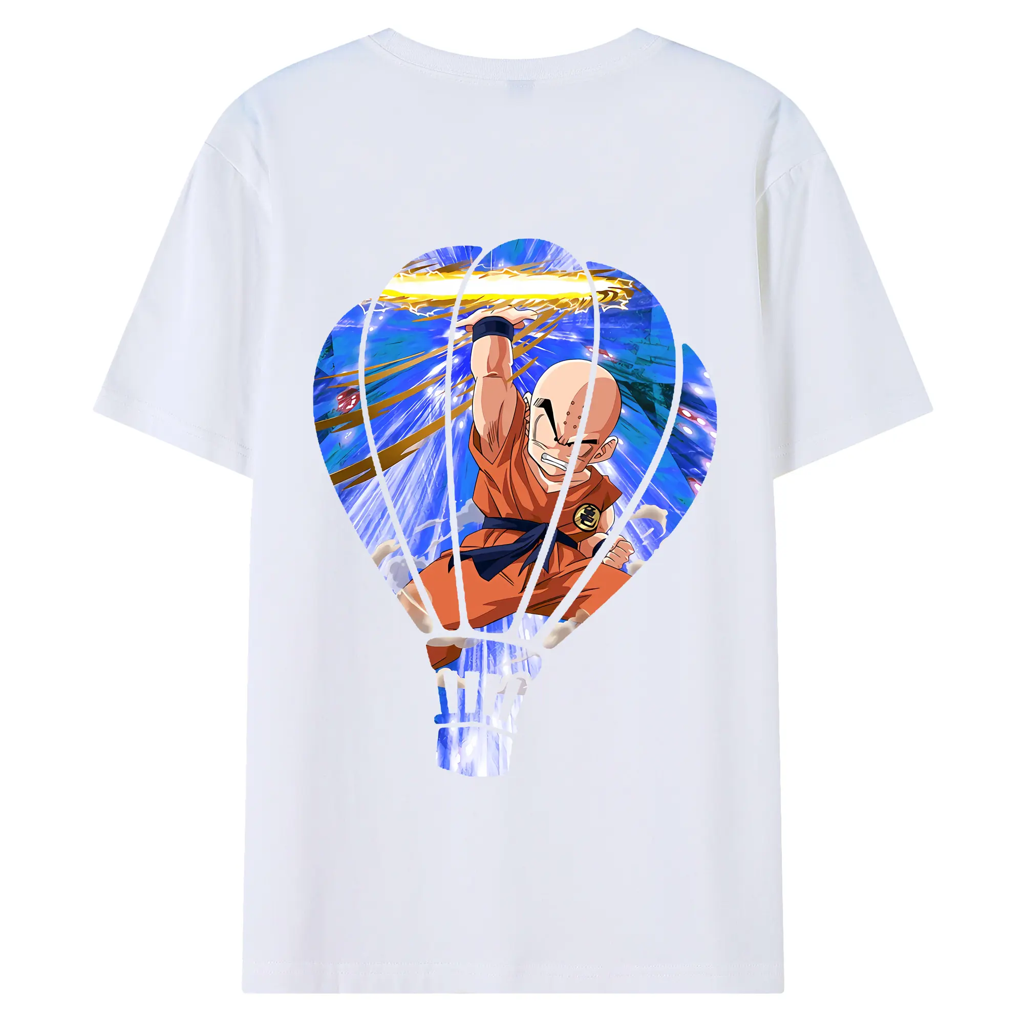 ドラゴンボール グッズクリリン - 綿100％ 半袖Tシャツ ・ バックプリント ・ 快適 通気性 ・ 日常使い 散歩 スポーツ用