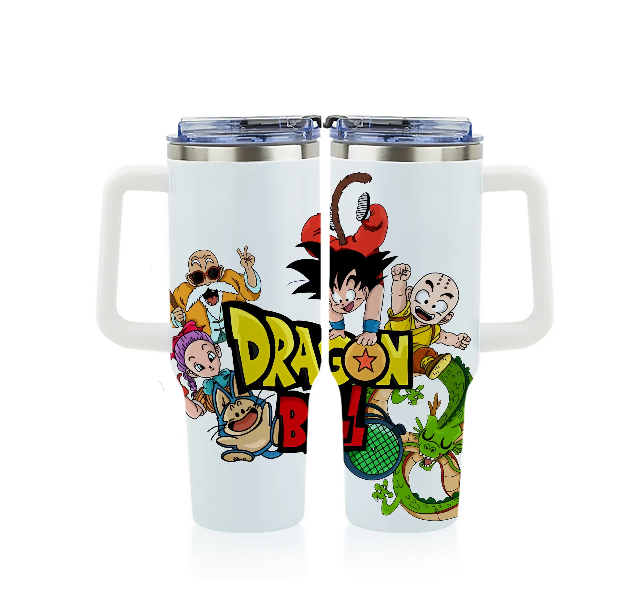 ドラゴンボール グッズ 亀仙人 - 1200mL フルプリント車用タンブラー ・ 304ステンレス 内側 ・ 201ステンレス 外側 ・ 保温 保冷 ・ 通勤 ドライブ アウトドア用