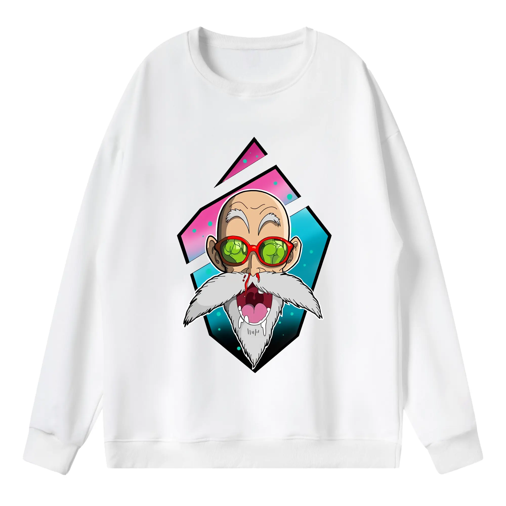 ドラゴンボール グッズ 亀仙人 - 薄手 クルーネック スウェット 裏毛260g · ポリエステル 春秋向け カジュアル 男女兼用 · トレーナー デイリー スポーツ 散歩に最適