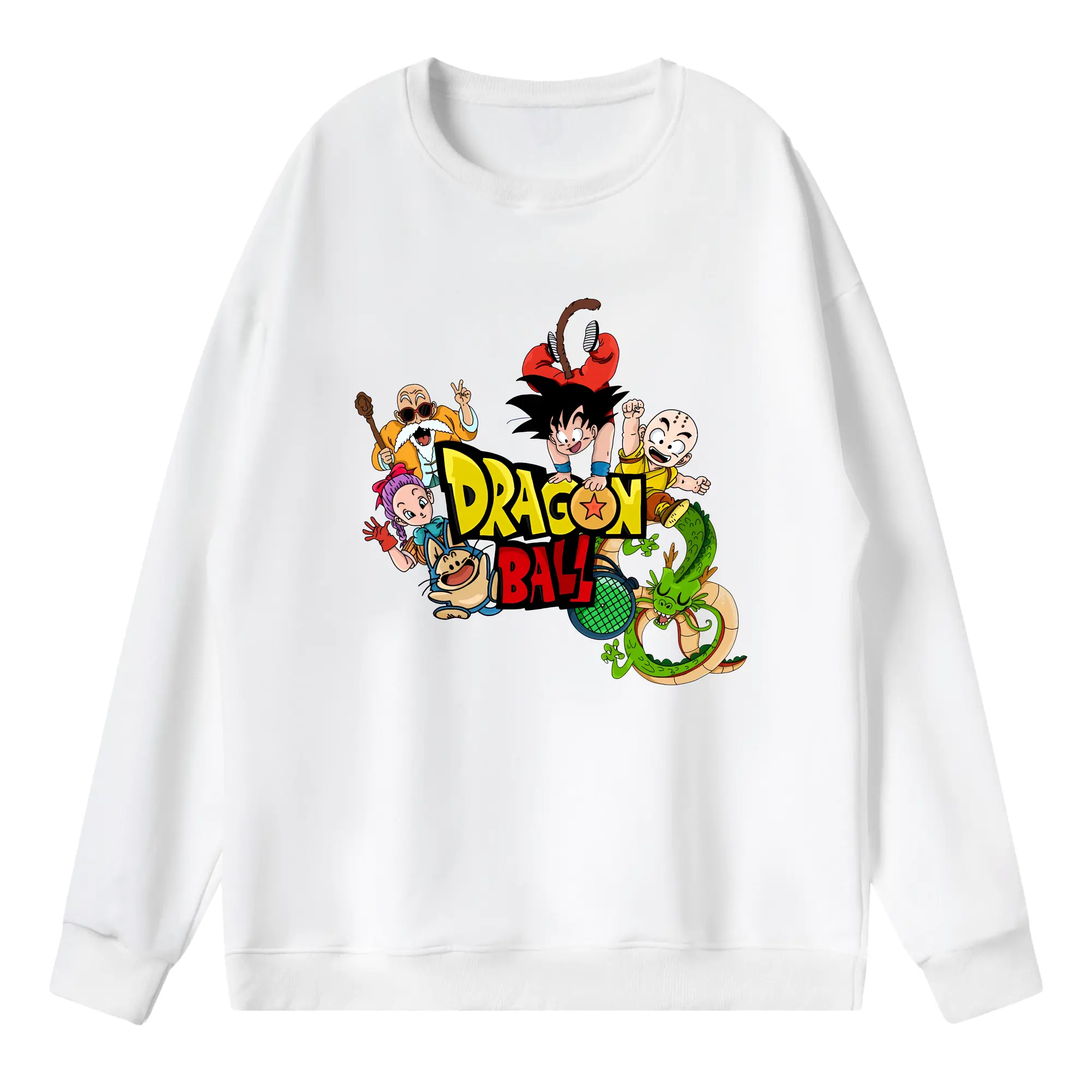 ドラゴンボール グッズ 亀仙人 - 薄手 クルーネック スウェット 裏毛260g · ポリエステル 春秋向け カジュアル 男女兼用 · トレーナー デイリー スポーツ 散歩に最適