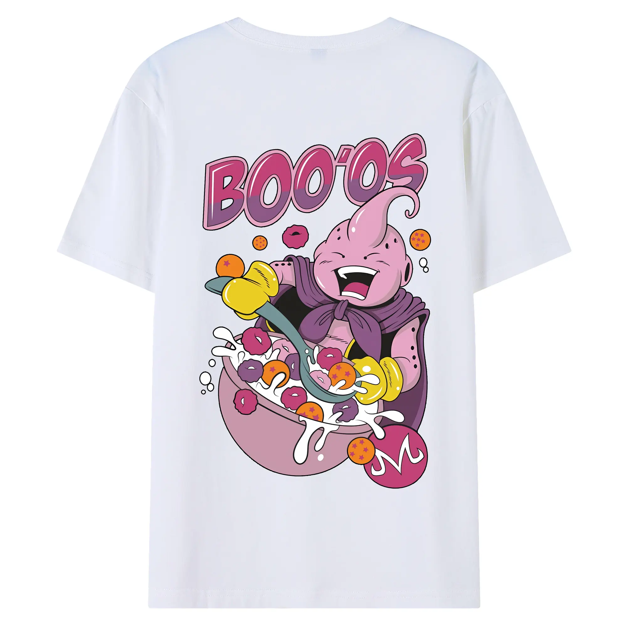 ドラゴンボール グッズ まじん ブウ - 綿100％ 半袖Tシャツ ・ バックプリント ・ 快適 通気性 ・ 日常使い 散歩 スポーツ用