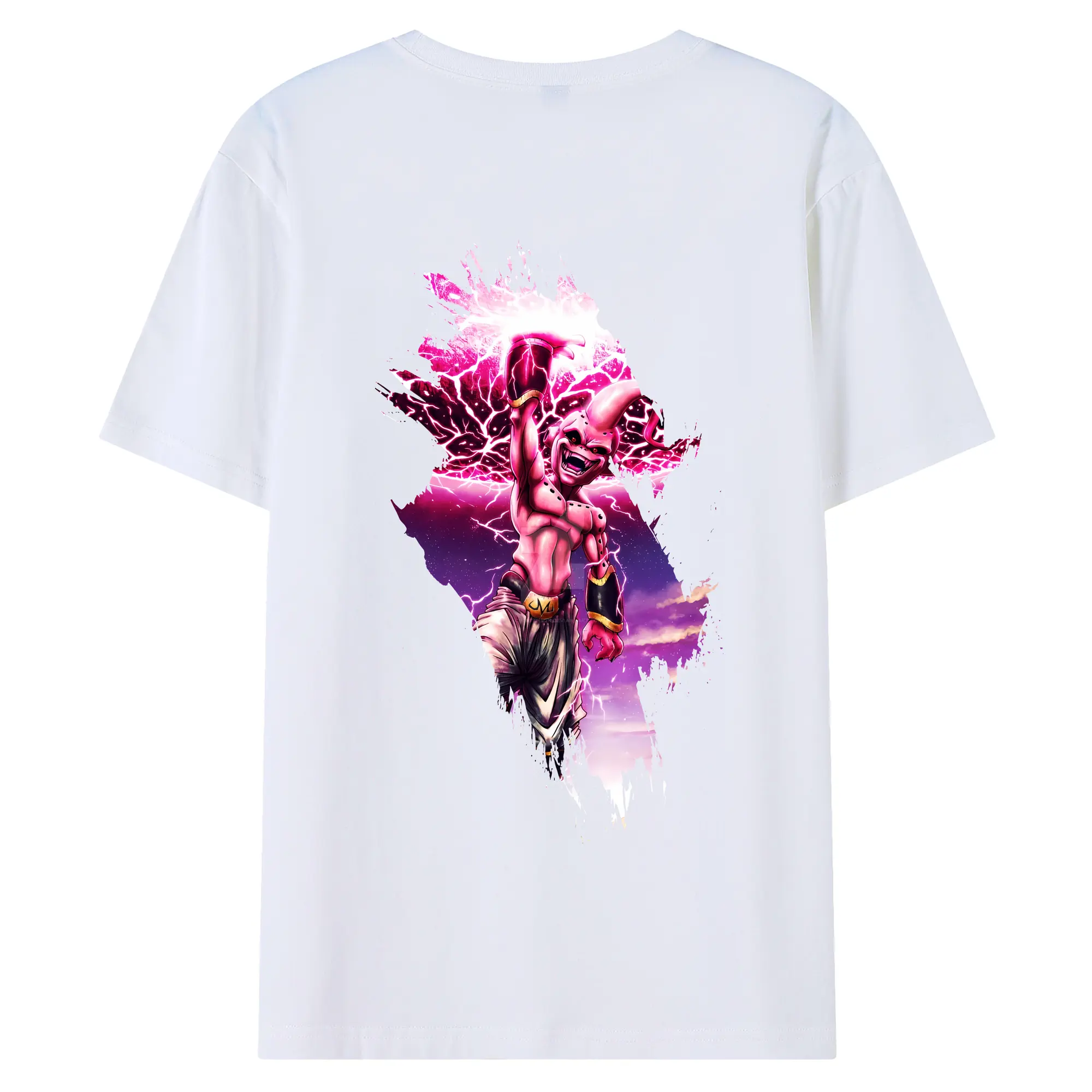 ドラゴンボール グッズ まじん ブウ - 綿100％ 半袖Tシャツ ・ バックプリント ・ 快適 通気性 ・ 日常使い 散歩 スポーツ用