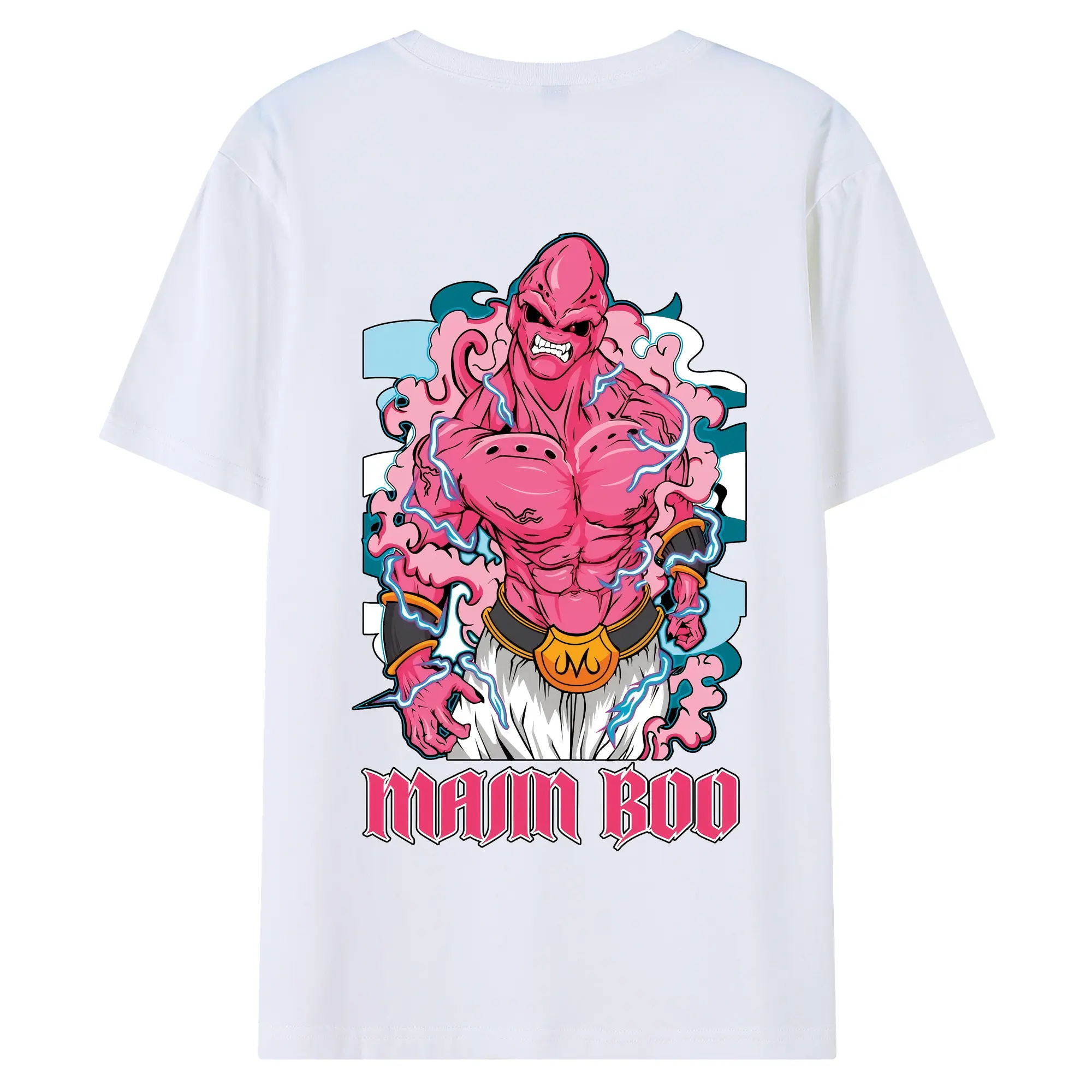 ドラゴンボール グッズ まじん ブウ - 綿100％ 半袖Tシャツ ・ バックプリント ・ 快適 通気性 ・ 日常使い 散歩 スポーツ用