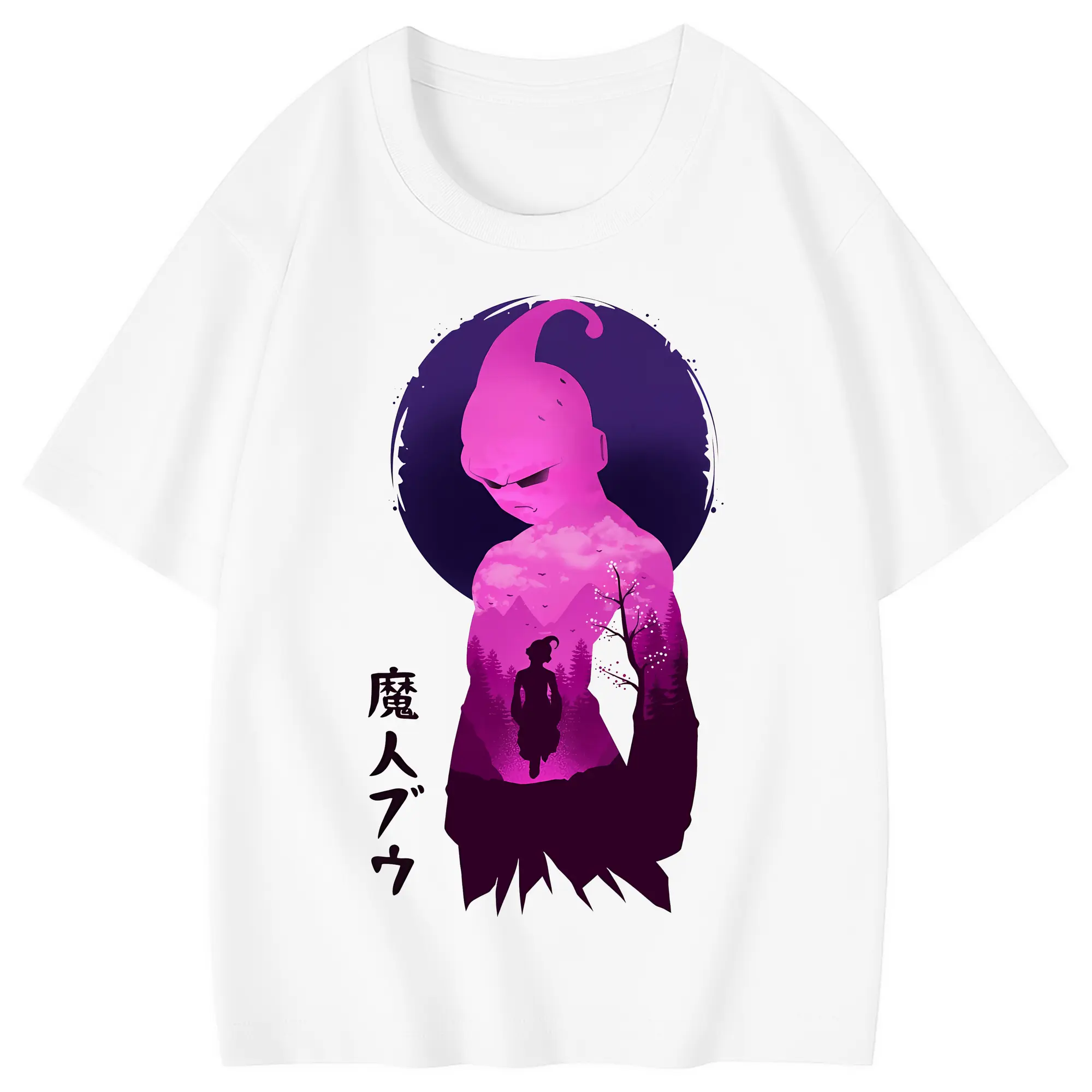 ドラゴンボール グッズ まじん ブウ - 綿100％ キッズTシャツ ・ フロントプリント ・ 快適 通気性 ・ スポーツ カジュアル 散歩用