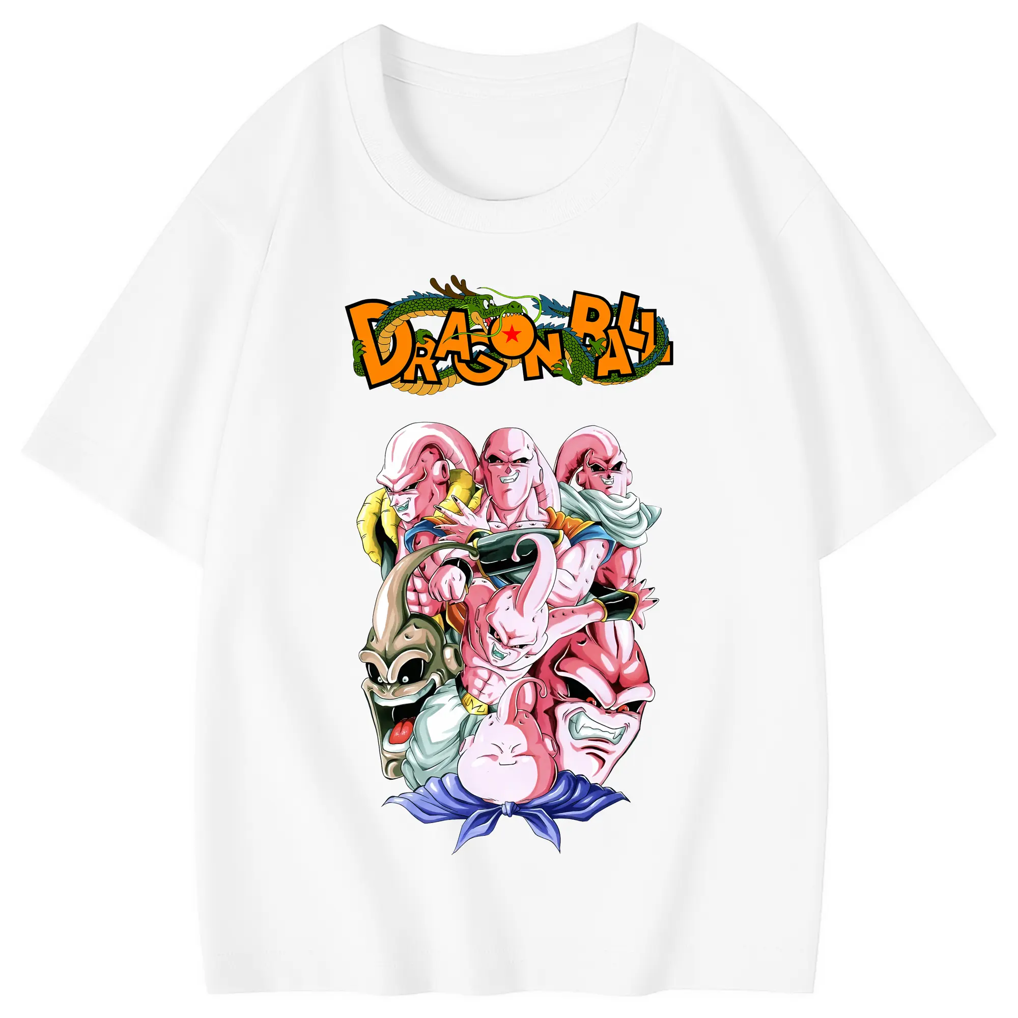 ドラゴンボール グッズ まじん ブウ - 綿100％ キッズTシャツ ・ フロントプリント ・ 快適 通気性 ・ スポーツ カジュアル 散歩用