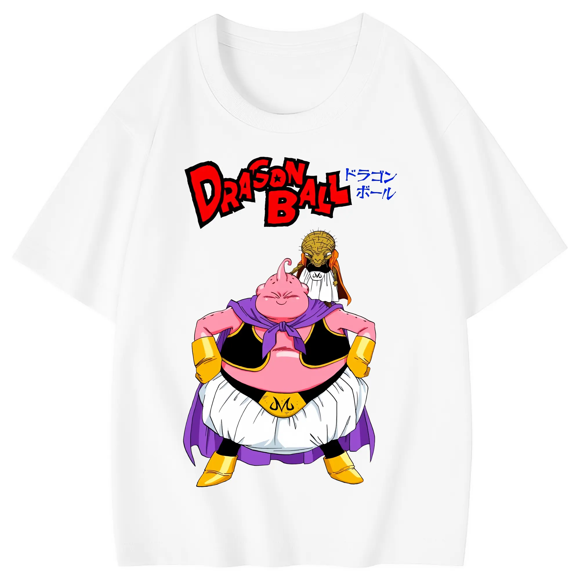 ドラゴンボール グッズ まじん ブウ - 綿100％ キッズTシャツ ・ フロントプリント ・ 快適 通気性 ・ スポーツ カジュアル 散歩用