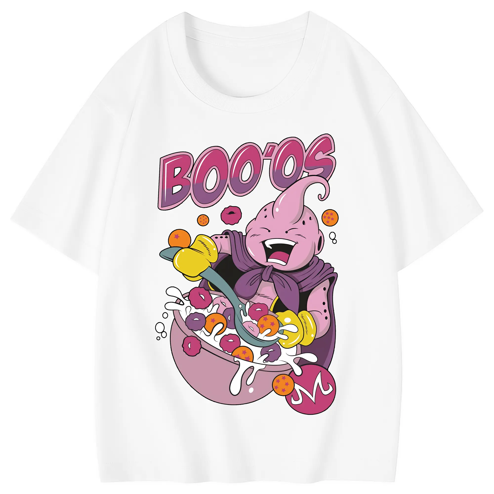 ドラゴンボール グッズ まじん ブウ - 綿100％ キッズTシャツ ・ フロントプリント ・ 快適 通気性 ・ スポーツ カジュアル 散歩用