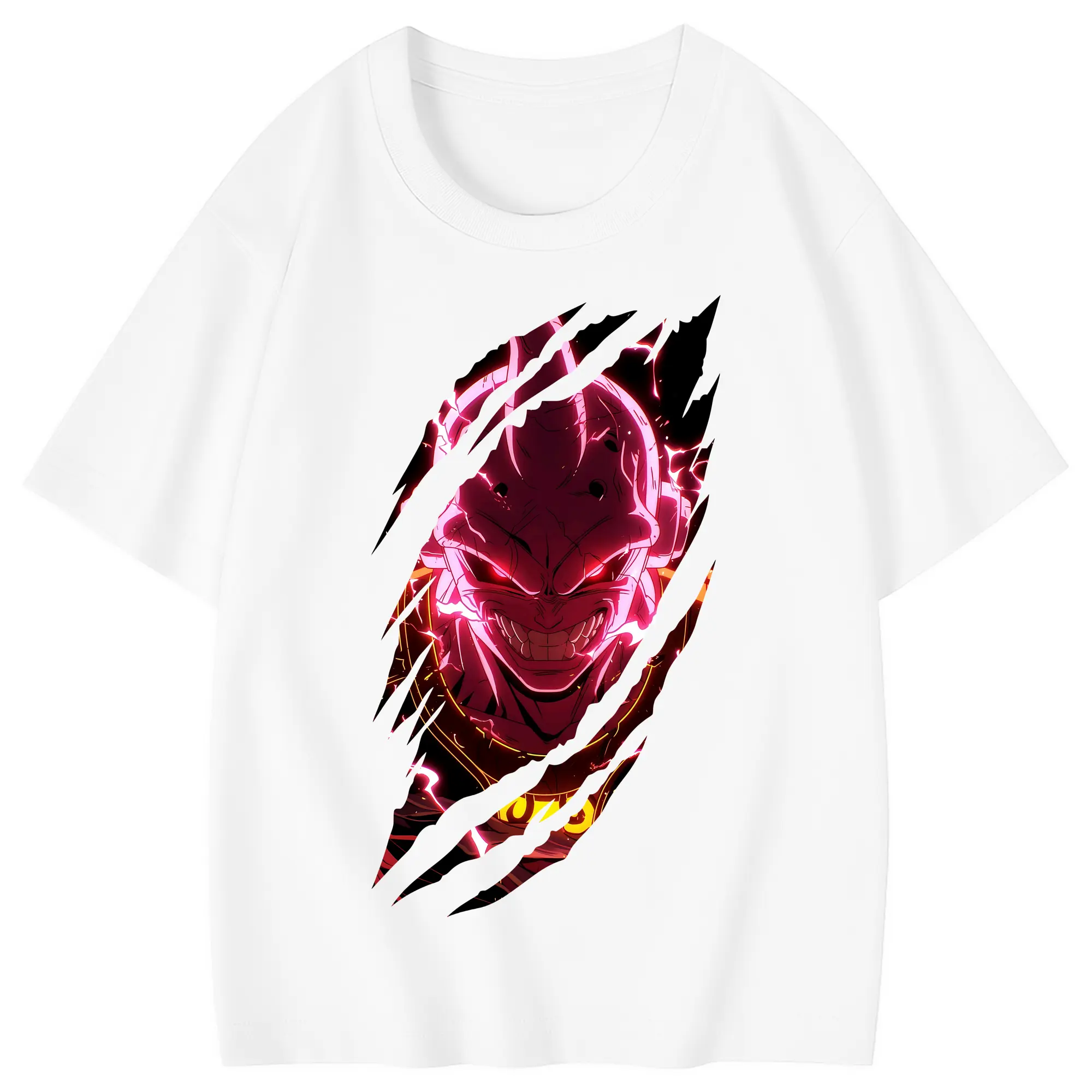 ドラゴンボール グッズ まじん ブウ - 綿100％ キッズTシャツ ・ フロントプリント ・ 快適 通気性 ・ スポーツ カジュアル 散歩用