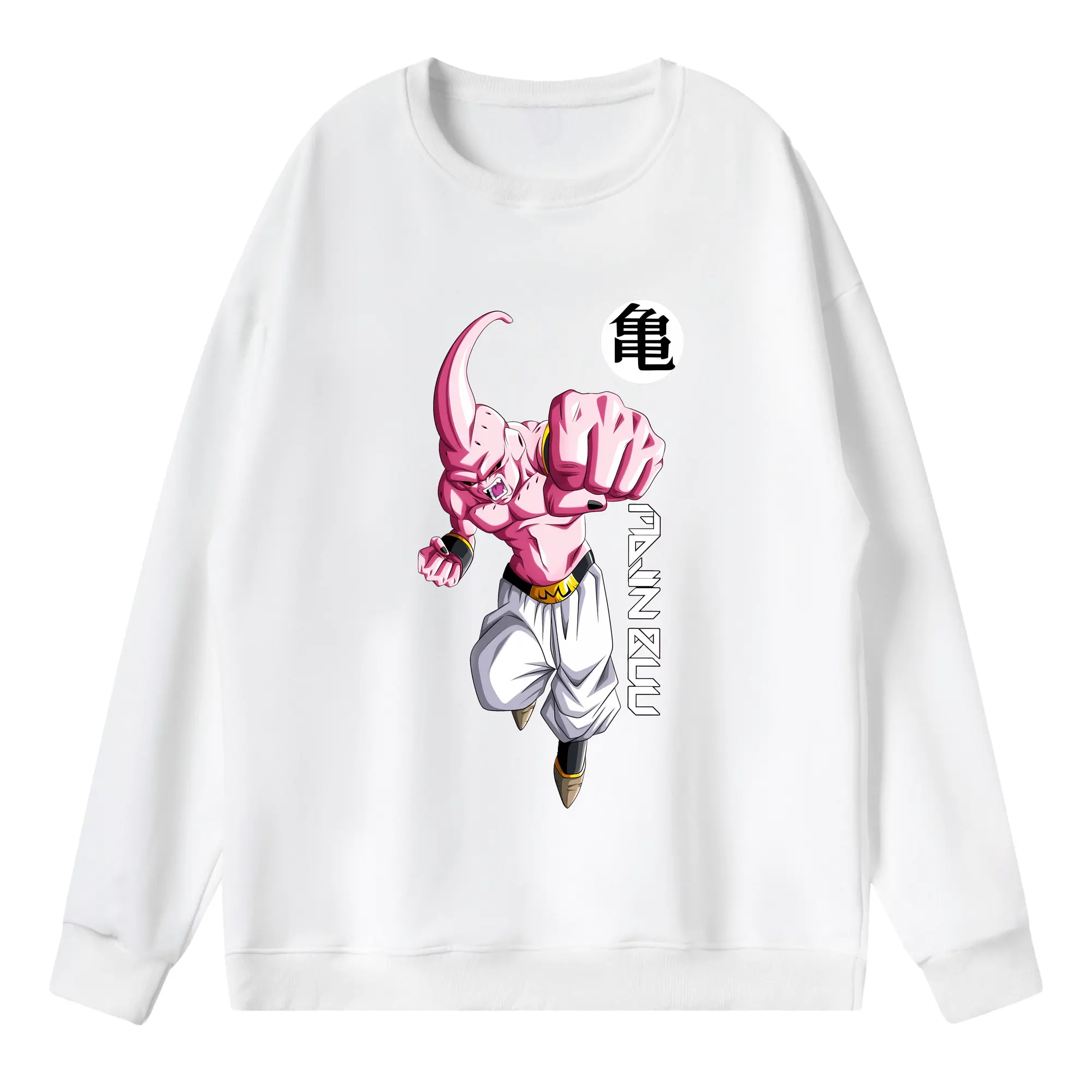 ドラゴンボール グッズ まじん ブウ - 薄手 クルーネック スウェット 裏毛260g · ポリエステル 春秋向け カジュアル 男女兼用 · トレーナー デイリー スポーツ 散歩に最適