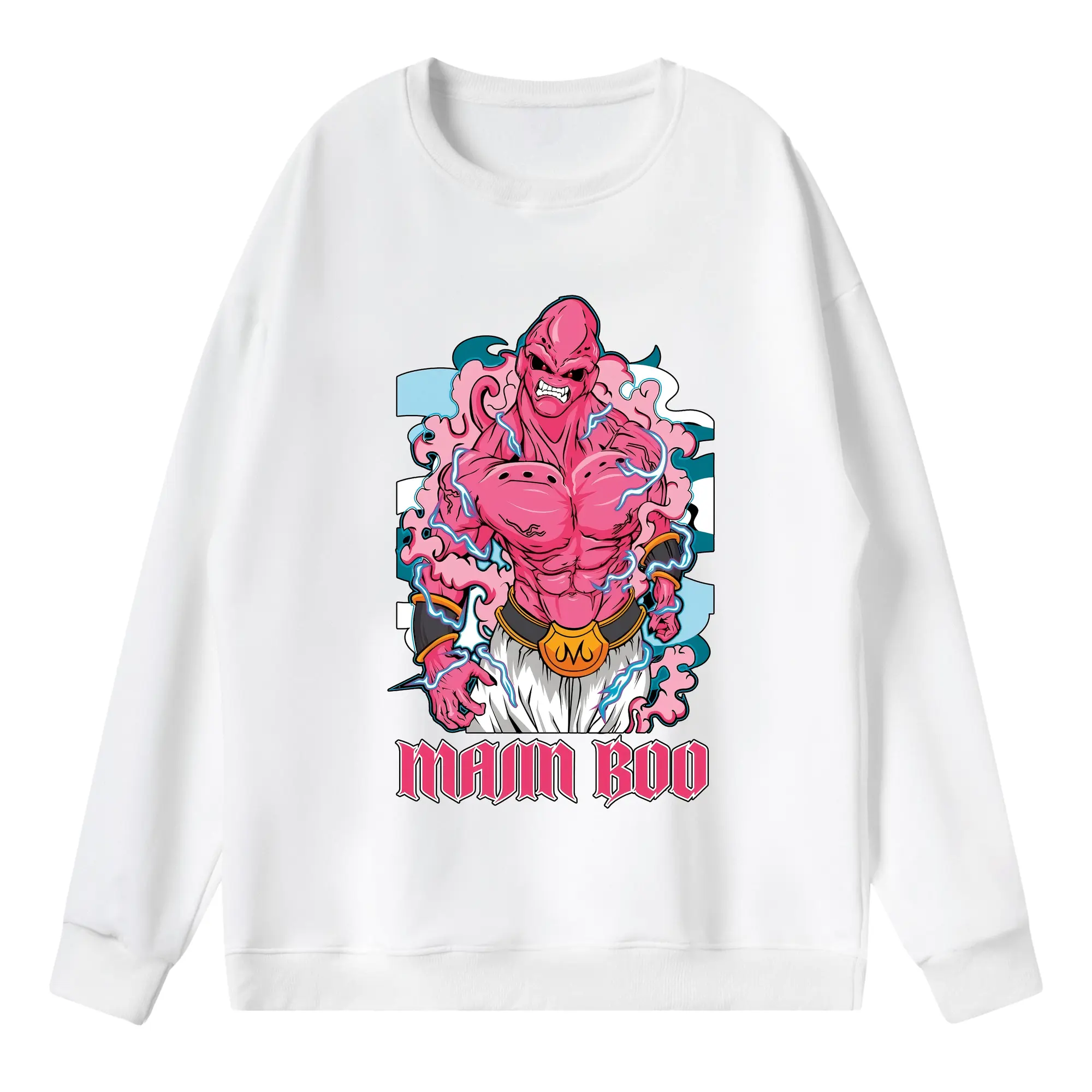 ドラゴンボール グッズ まじん ブウ - 薄手 クルーネック スウェット 裏毛260g · ポリエステル 春秋向け カジュアル 男女兼用 · トレーナー デイリー スポーツ 散歩に最適