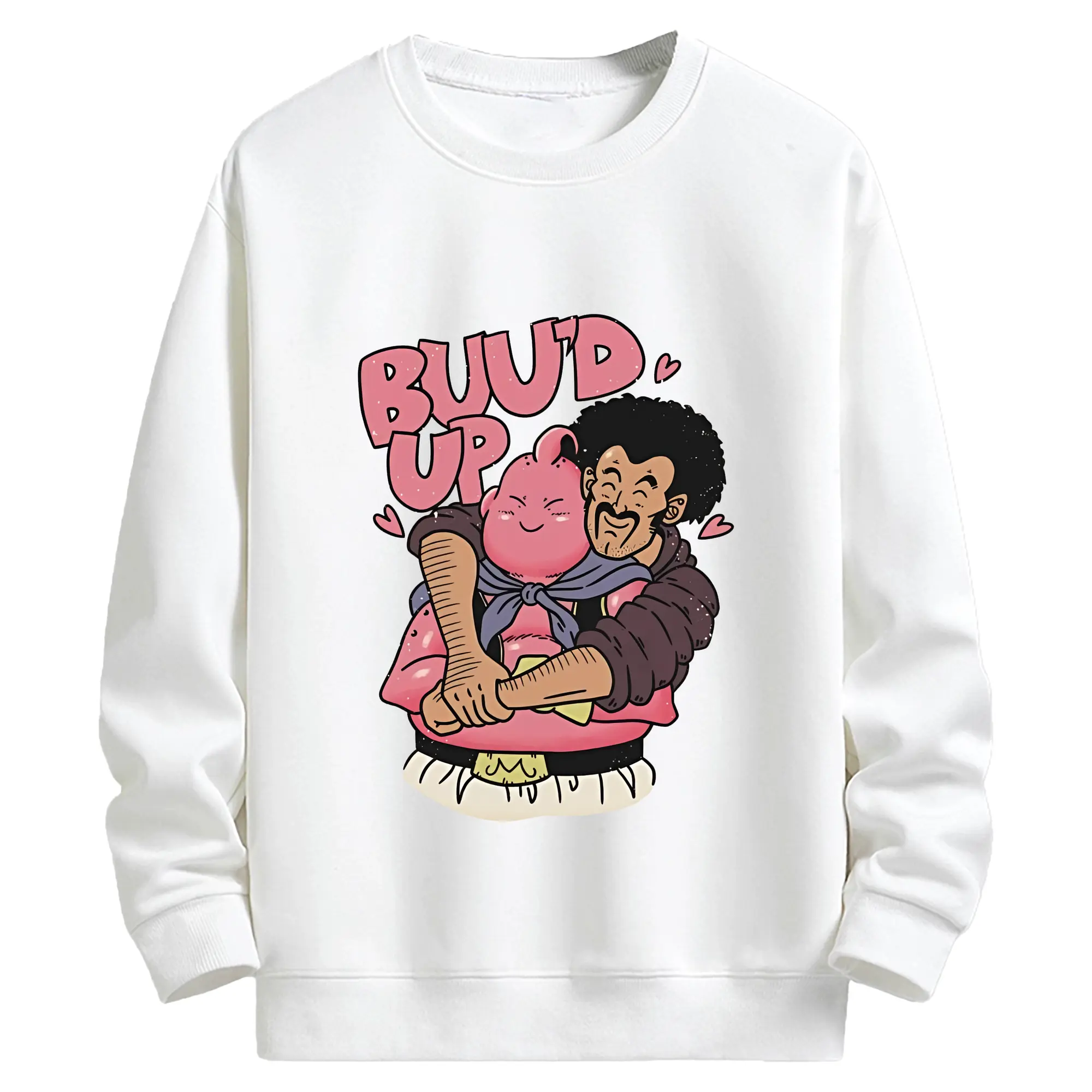 ドラゴンボール グッズ まじん ブウ - キッズ クルーネックスウェットシャツ ・ フロントプリント ・ 綿80％ ポリエステル20％ ・ 快適 通学 スポーツ 日常使い お散歩用