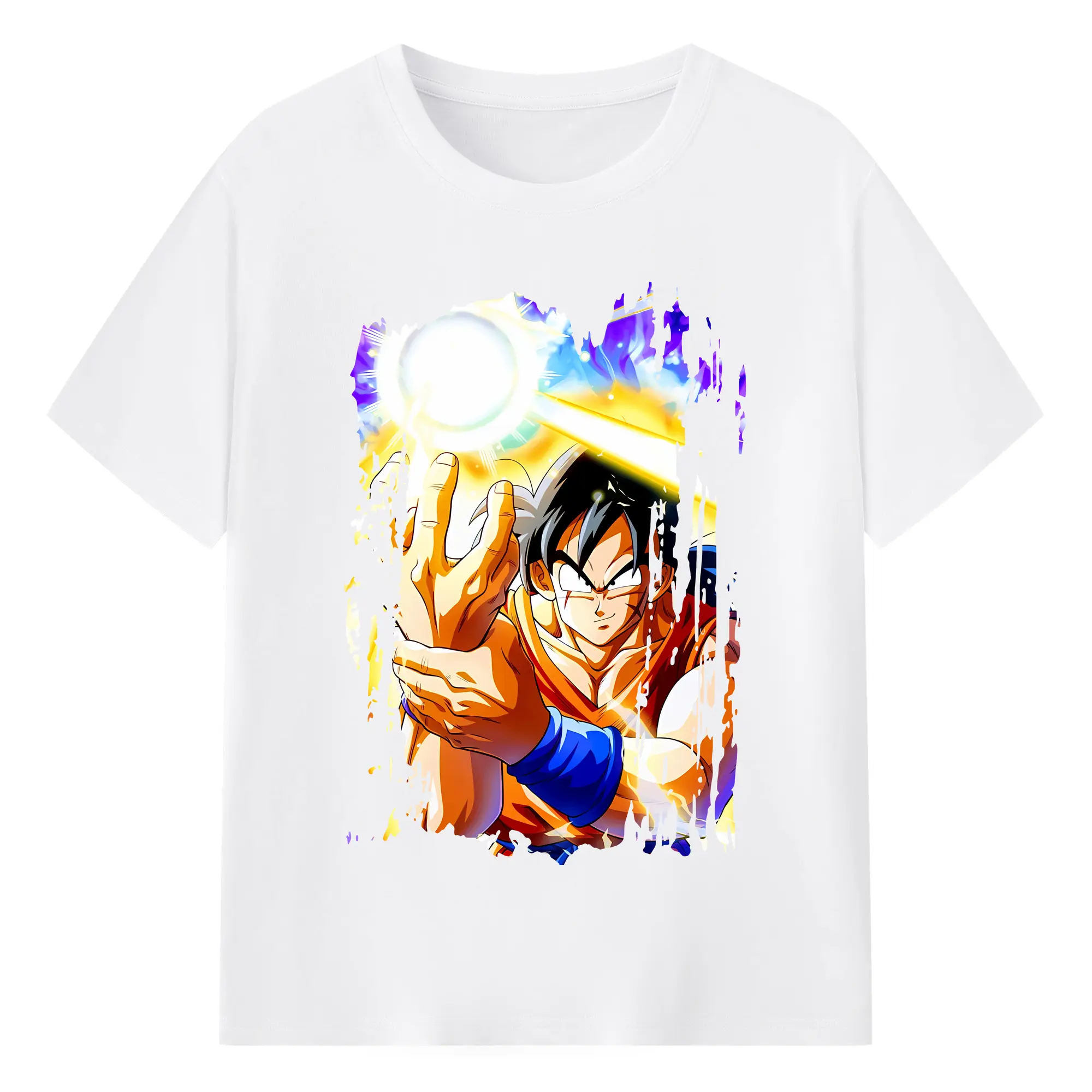 ドラゴンボール グッズ ヤムチャ - 綿100％ 半袖Tシャツ ・ フロントプリント ・ 快適 通気性 ・ 日常使い 散歩 スポーツ用