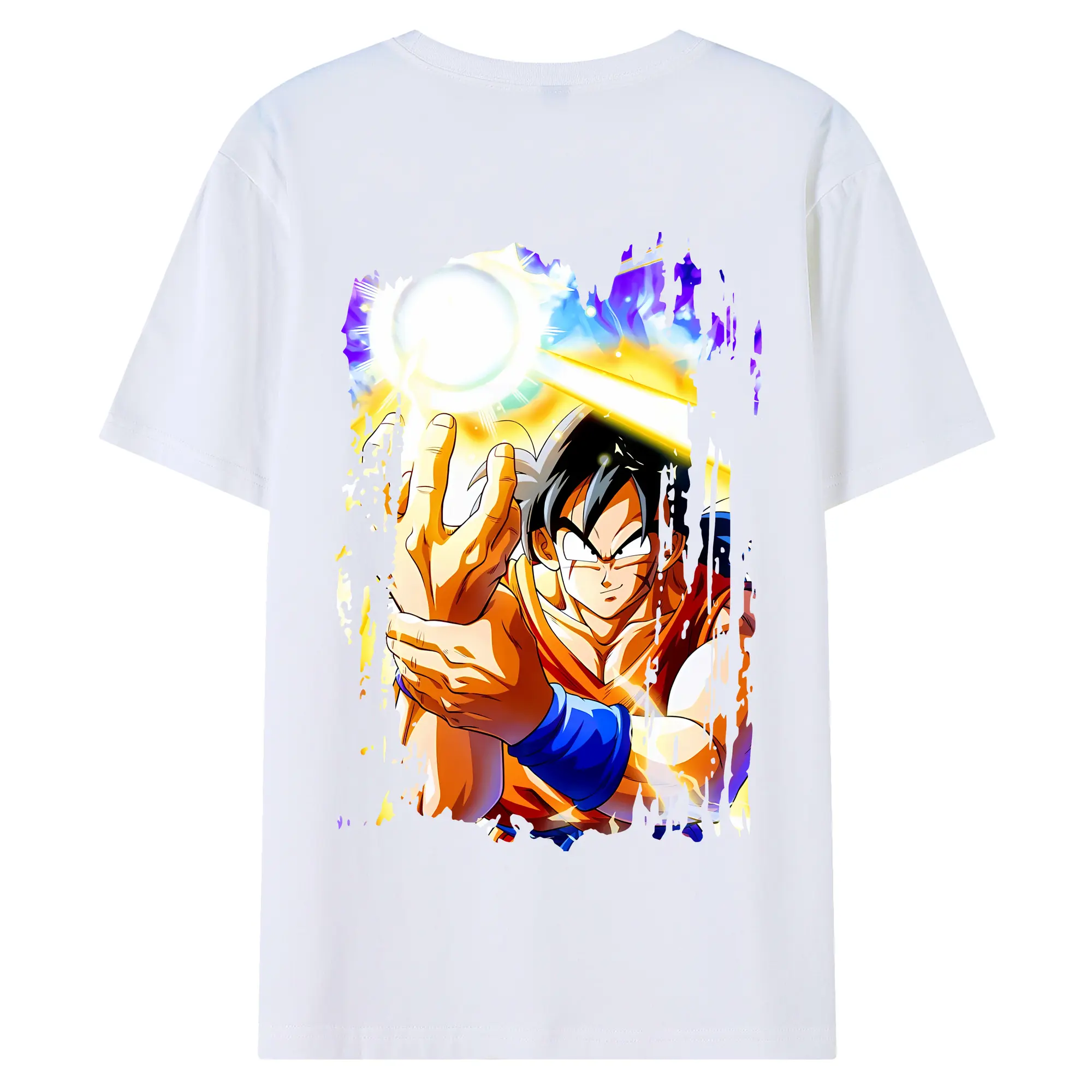 ドラゴンボール グッズ ヤムチャ - 綿100％ 半袖Tシャツ ・ バックプリント ・ 快適 通気性 ・ 日常使い 散歩 スポーツ用