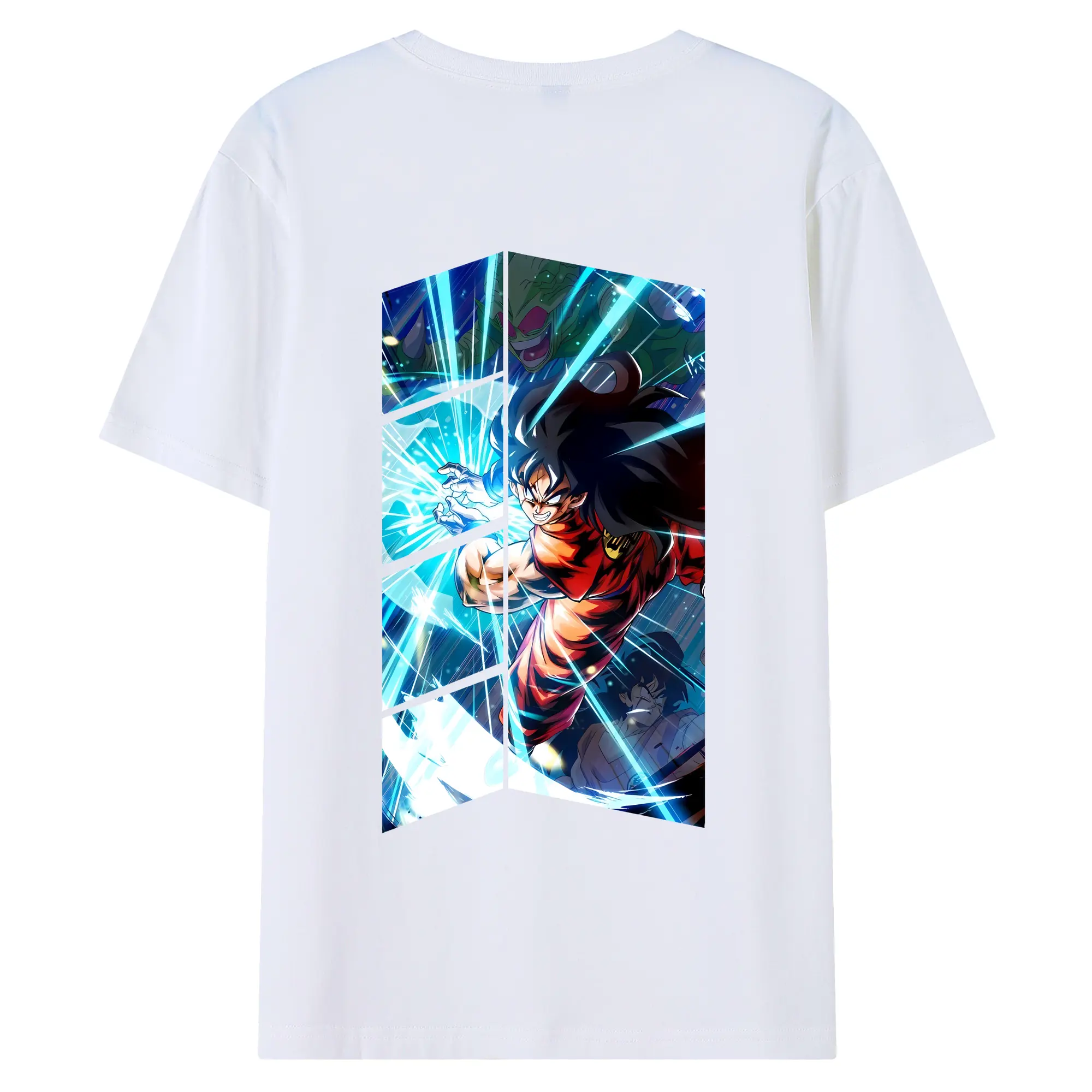 ドラゴンボール グッズ ヤムチャ - 綿100％ 半袖Tシャツ ・ バックプリント ・ 快適 通気性 ・ 日常使い 散歩 スポーツ用