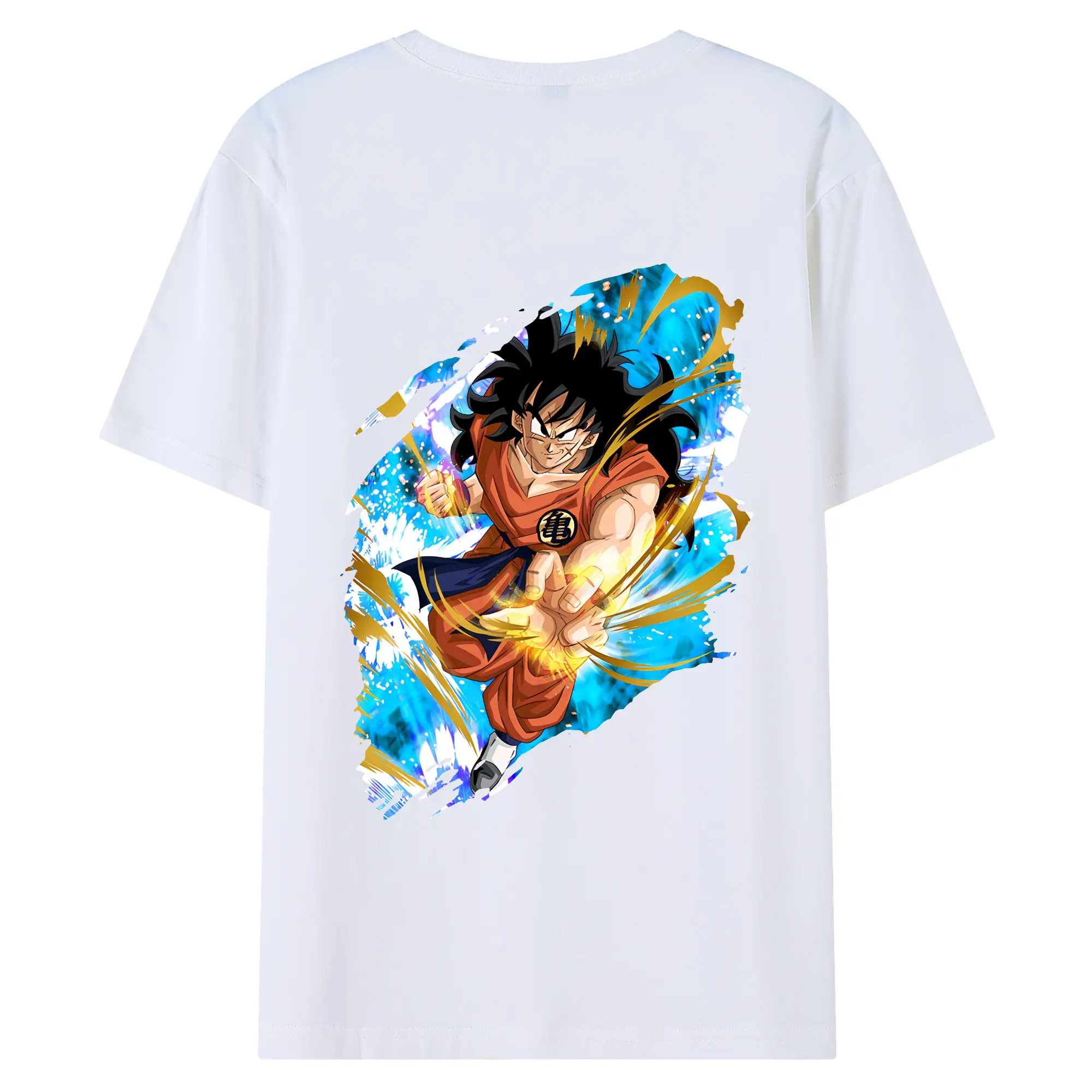 ドラゴンボール グッズ ヤムチャ - 綿100％ 半袖Tシャツ ・ バックプリント ・ 快適 通気性 ・ 日常使い 散歩 スポーツ用