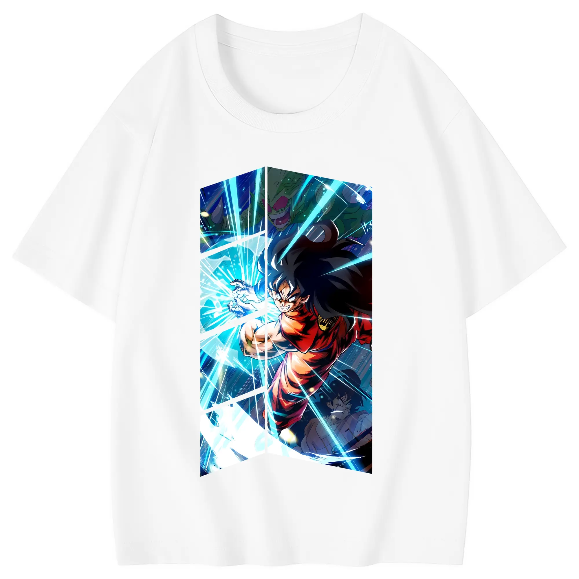 ドラゴンボール グッズ ヤムチャ - 綿100％ キッズTシャツ ・ フロントプリント ・ 快適 通気性 ・ スポーツ カジュアル 散歩用