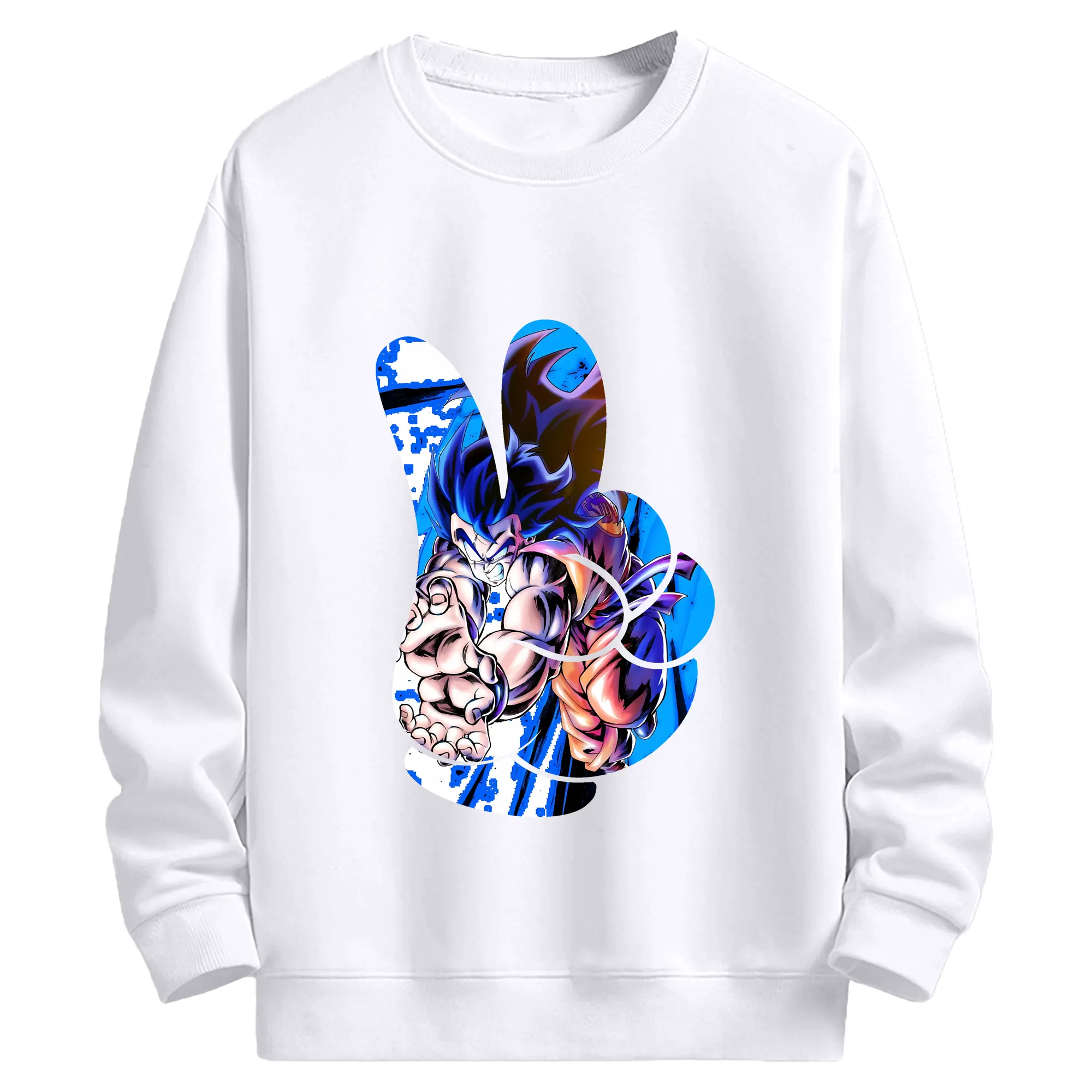 ドラゴンボール グッズ ヤムチャ - 高品質 クルーネック スウェット ・ コットン59％ ポリエステル41％ ・ ユニセックス 長袖 トレーナー ・ カジュアル デイリー スポーツ 散歩用