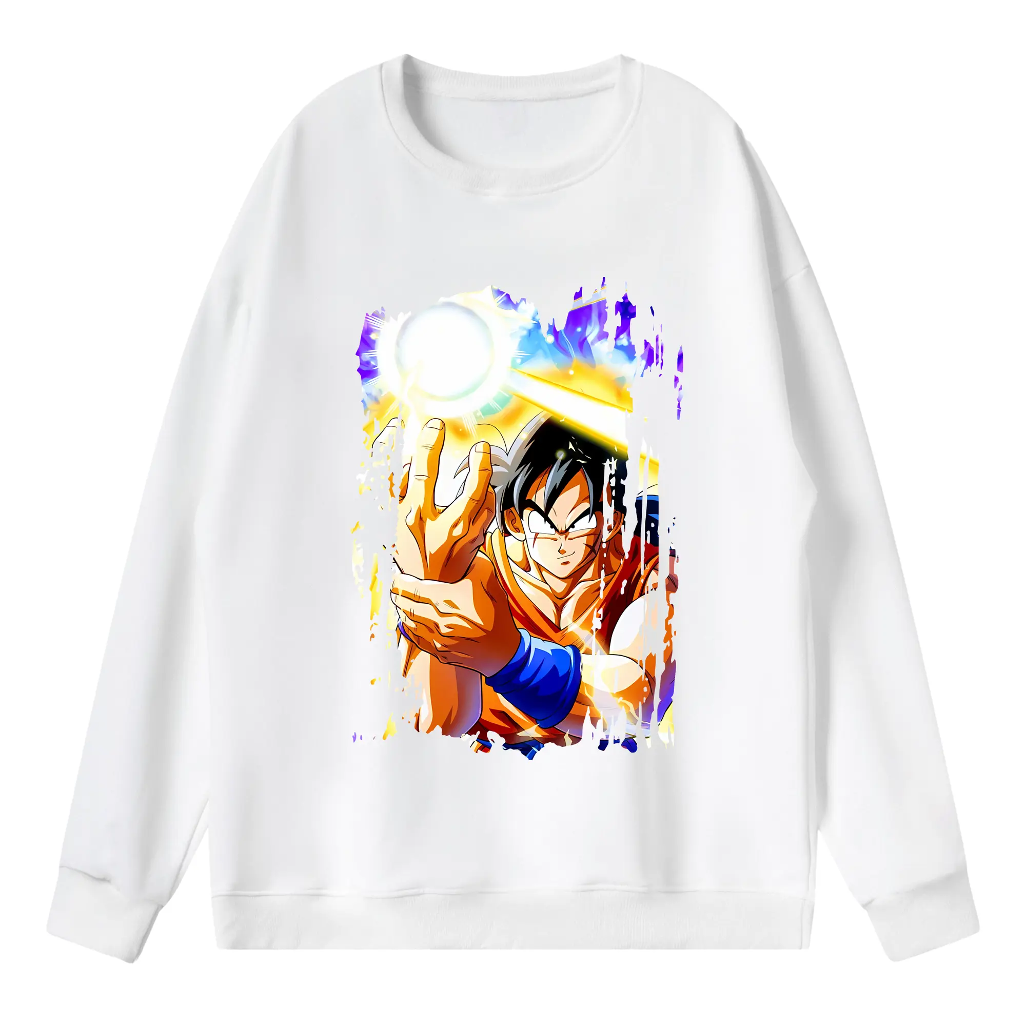 ドラゴンボール グッズ ヤムチャ - 薄手 クルーネック スウェット 裏毛260g · ポリエステル 春秋向け カジュアル 男女兼用 · トレーナー デイリー スポーツ 散歩に最適