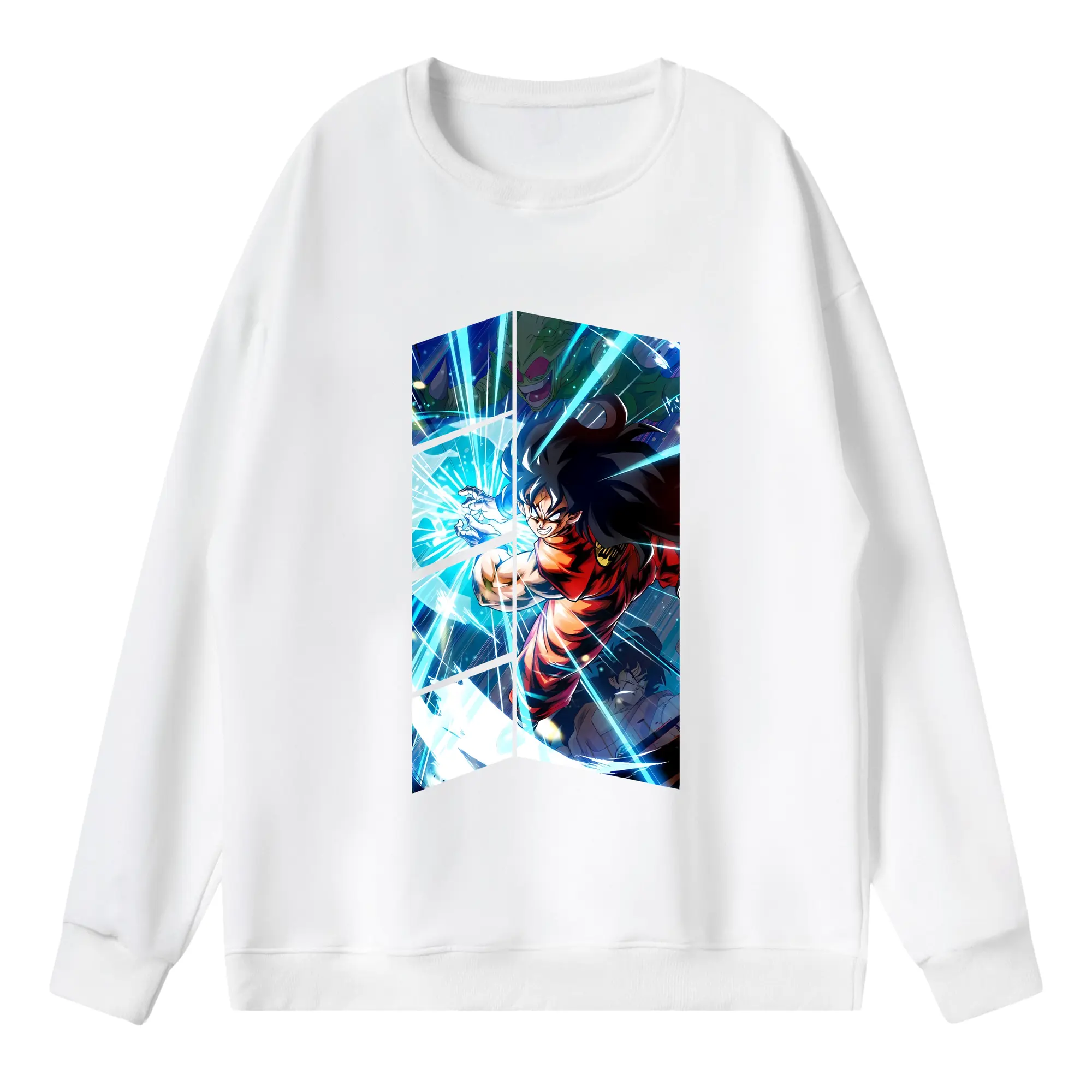 ドラゴンボール グッズ ヤムチャ - 薄手 クルーネック スウェット 裏毛260g · ポリエステル 春秋向け カジュアル 男女兼用 · トレーナー デイリー スポーツ 散歩に最適