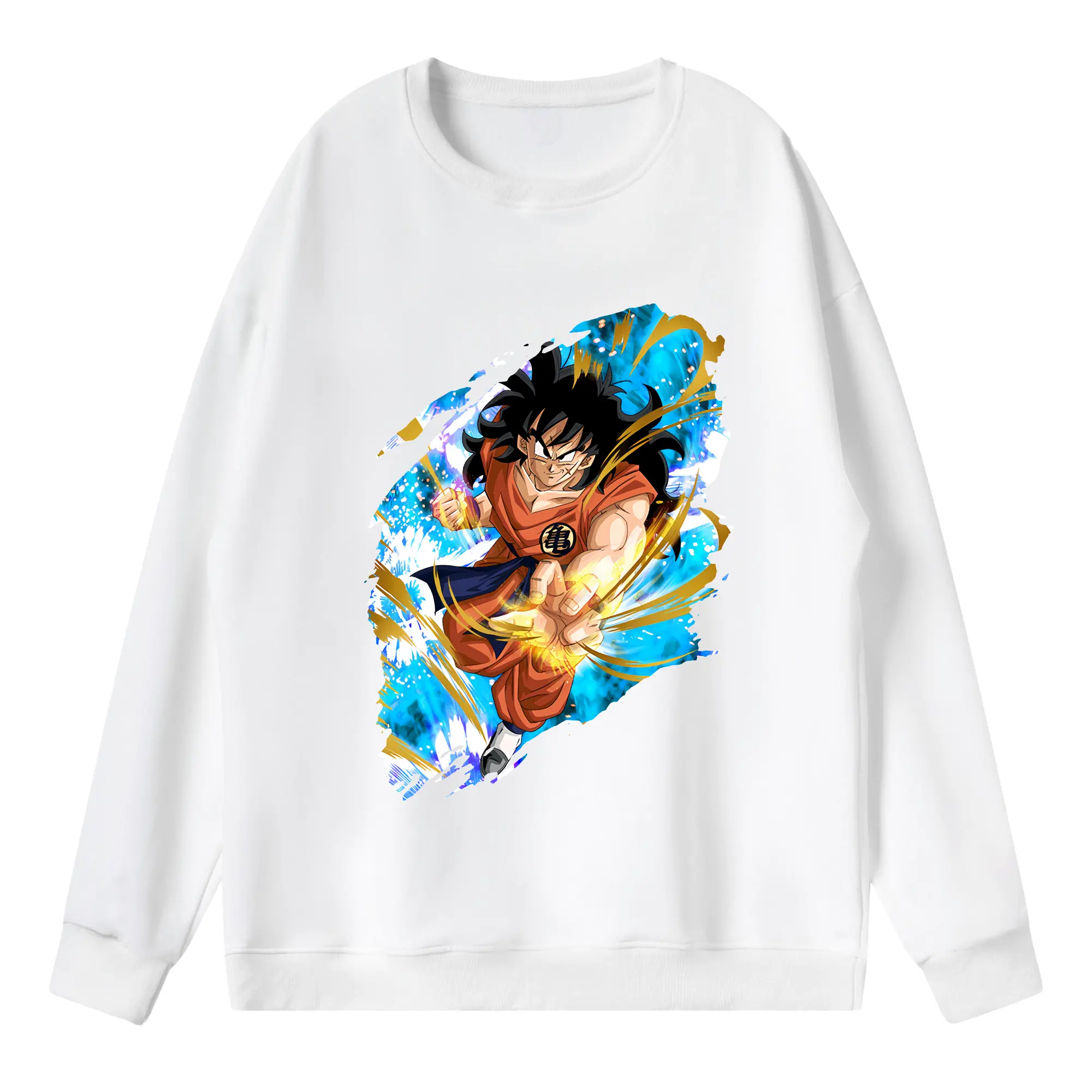 ドラゴンボール グッズ ヤムチャ - 薄手 クルーネック スウェット 裏毛260g · ポリエステル 春秋向け カジュアル 男女兼用 · トレーナー デイリー スポーツ 散歩に最適