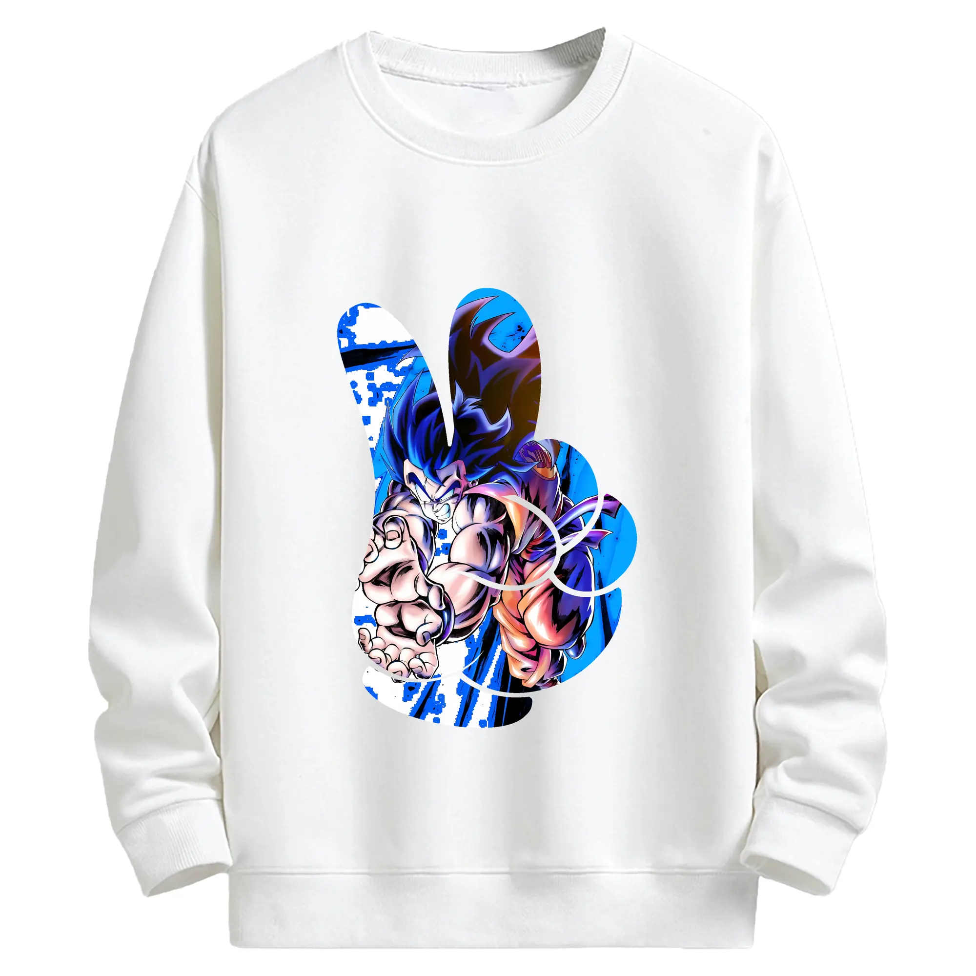 ドラゴンボール グッズ ヤムチャ - キッズ クルーネックスウェットシャツ ・ フロントプリント ・ 綿80％ ポリエステル20％ ・ 快適 通学 スポーツ 日常使い お散歩用