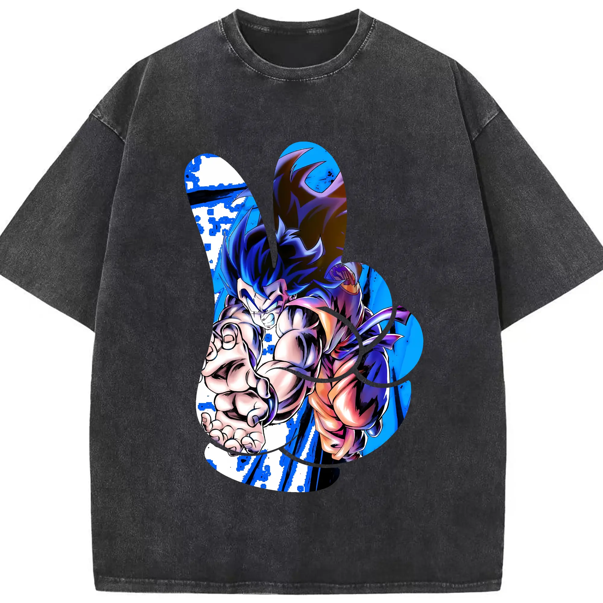 ドラゴンボール グッズ ヤムチャ - 綿100％ ヴィンテージ風 半袖Tシャツ ・ フロントプリント ・ 柔らか肌触り ・ 通気性 快適 ・ スポーツ カジュアル 外出用