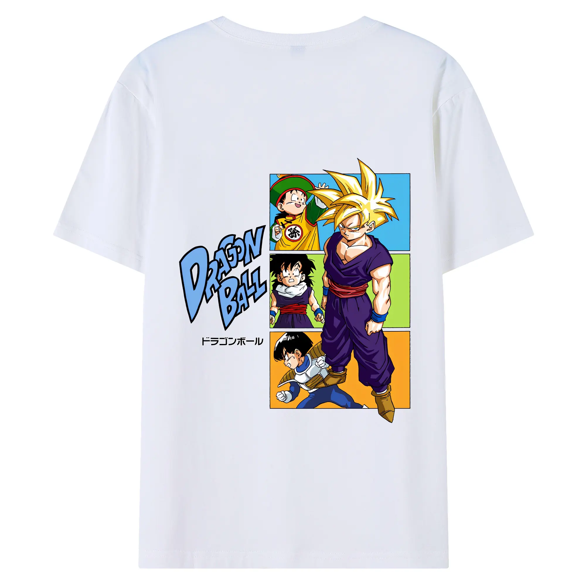 ドラゴンボール グッズ チャオズ - 綿100％ 半袖Tシャツ ・ バックプリント ・ 快適 通気性 ・ 日常使い 散歩 スポーツ用