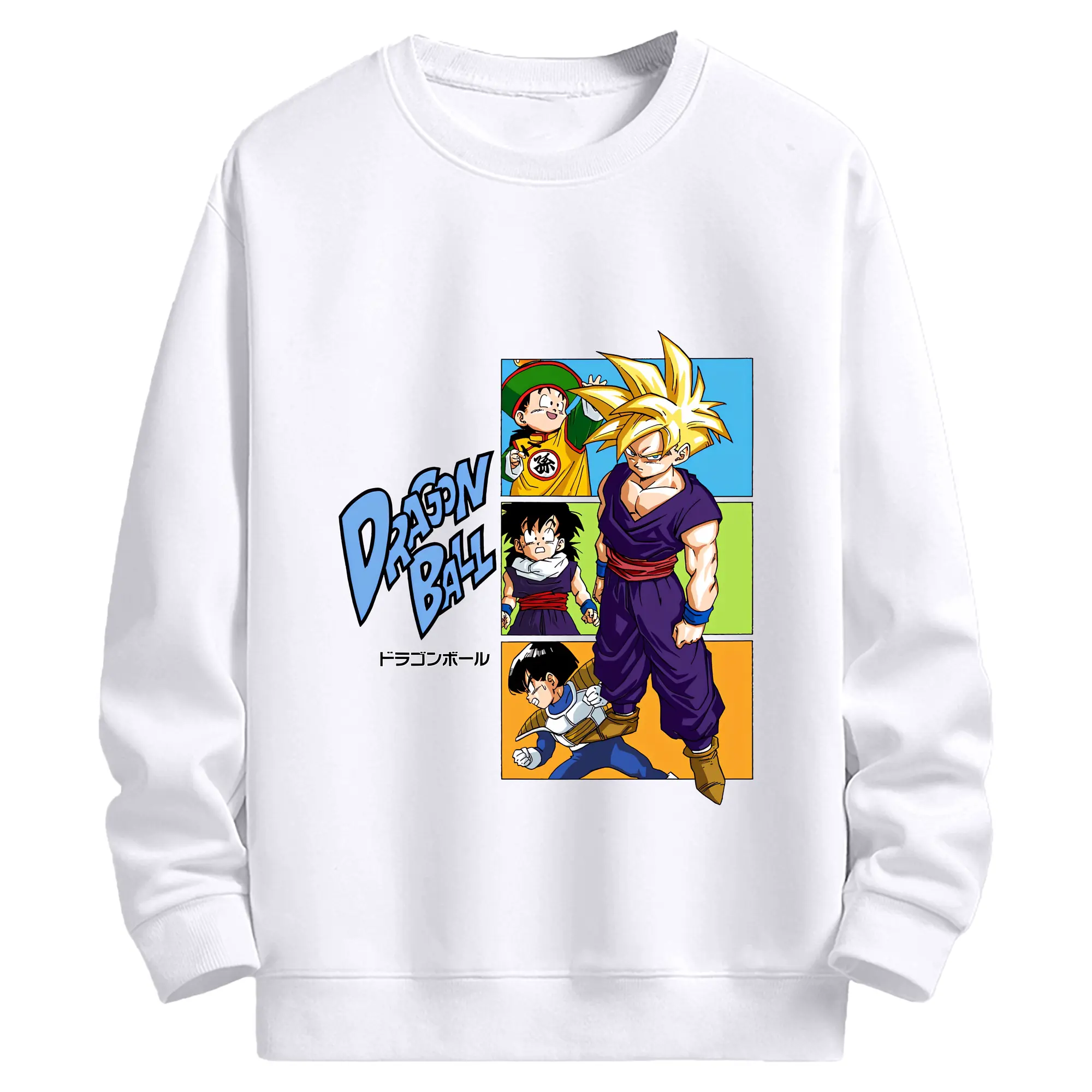 ドラゴンボール グッズ チャオズ - 高品質 クルーネック スウェット ・ コットン59％ ポリエステル41％ ・ ユニセックス 長袖 トレーナー ・ カジュアル デイリー スポーツ 散歩用