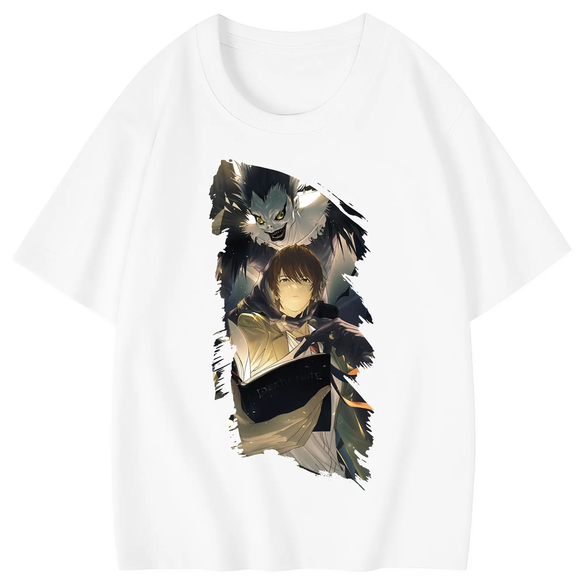 デスノート グッズ,夜神月 - 綿100％ キッズTシャツ ・ フロントプリント ・ 快適 通気性 ・ スポーツ カジュアル 散歩用