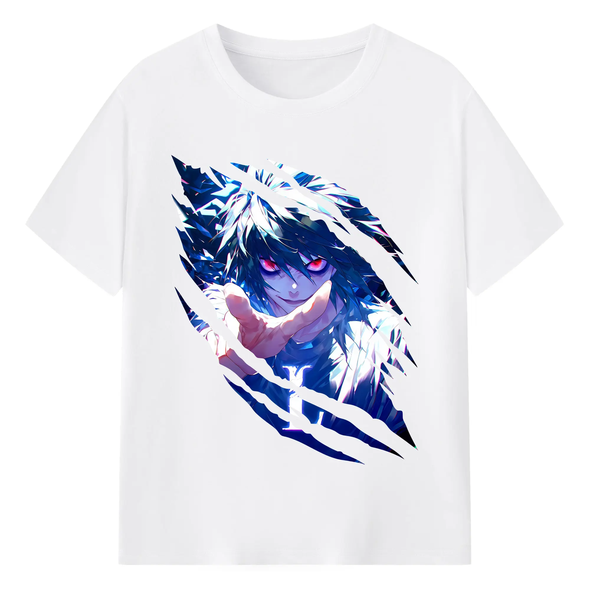 デスノート グッズ,L - 綿100％ 半袖Tシャツ ・ フロントプリント ・ 快適 通気性 ・ 日常使い 散歩 スポーツ用