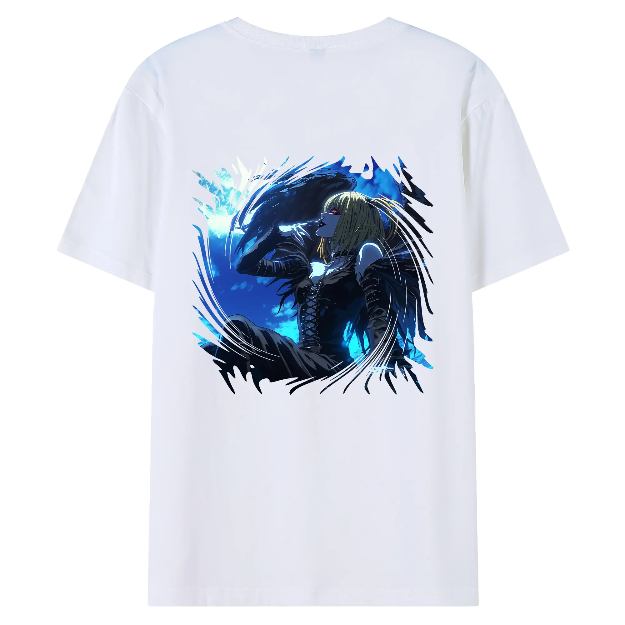 デスノート グッズ,弥海砂 - 綿100％ 半袖Tシャツ ・ バックプリント ・ 快適 通気性 ・ 日常使い 散歩 スポーツ用