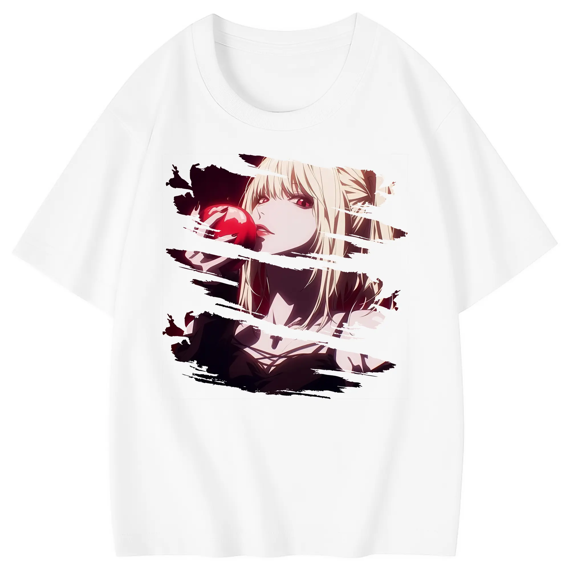 デスノート グッズ,弥海砂 - 綿100％ キッズTシャツ ・ フロントプリント ・ 快適 通気性 ・ スポーツ カジュアル 散歩用