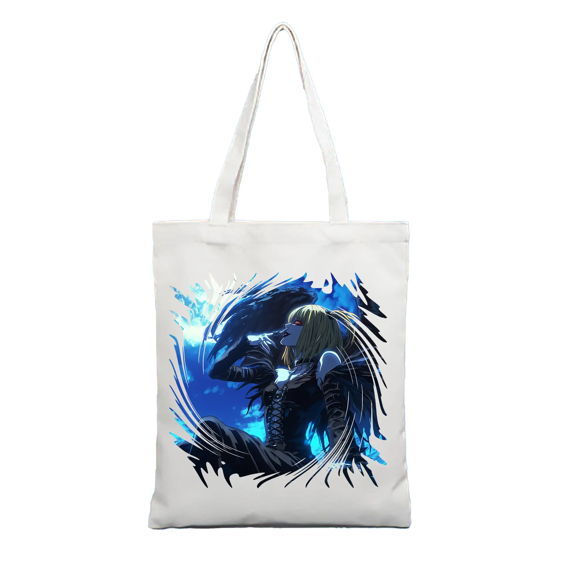 デスノート グッズ,弥海砂 - 縦型キャンバス手提げバッグ（トートバッグ） ・ キャンバス素材 ・ ショッピング用 ・ 軽量 丈夫 お手入れ簡単