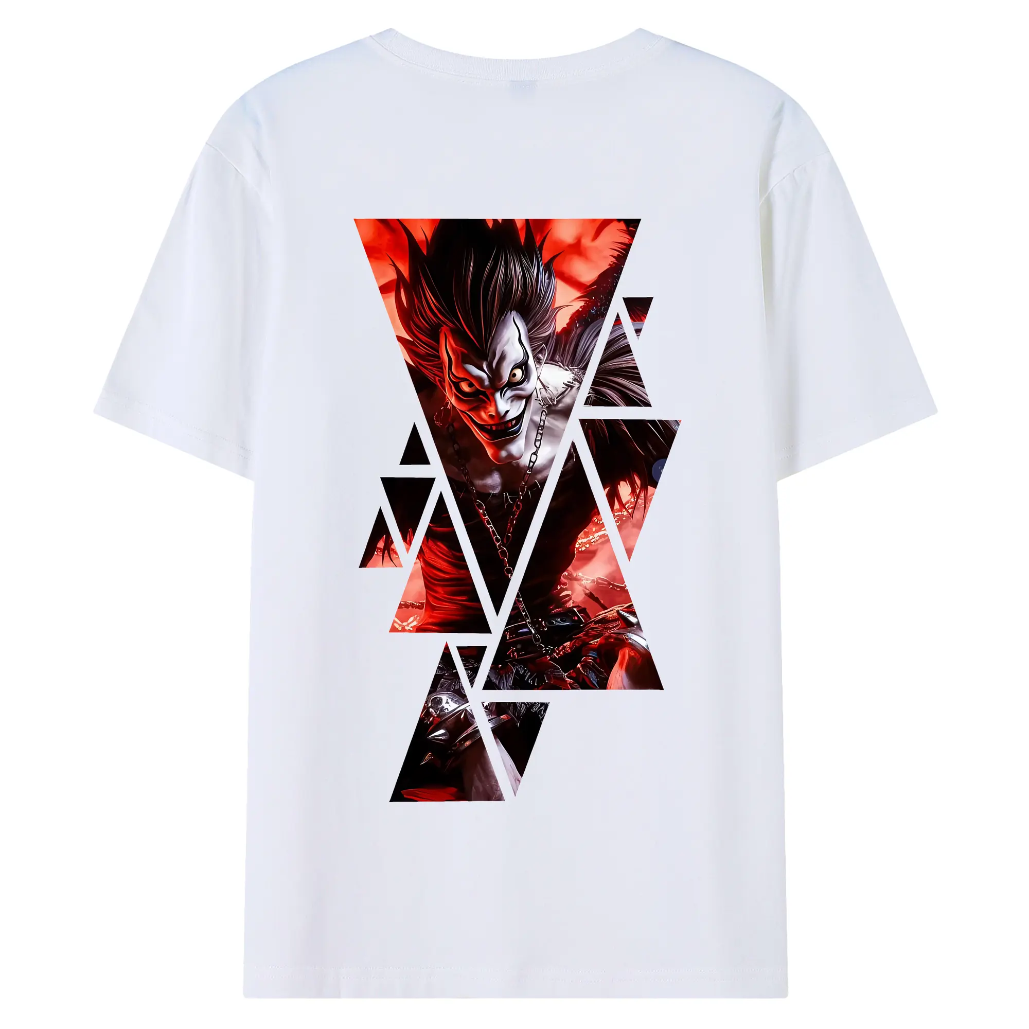 デスノート グッズ,リューク - 綿100％ 半袖Tシャツ ・ バックプリント ・ 快適 通気性 ・ 日常使い 散歩 スポーツ用