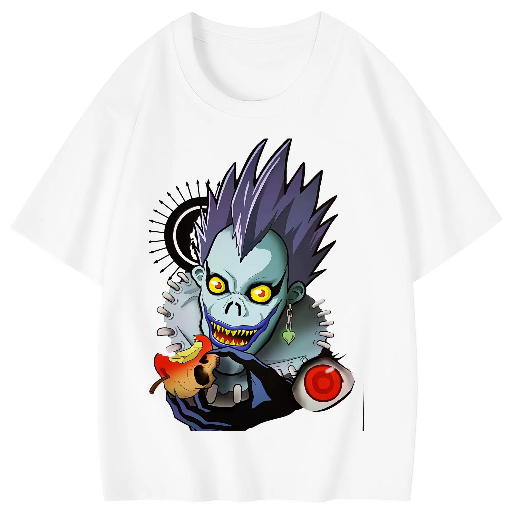 デスノート グッズ,リューク - 綿100％ キッズTシャツ ・ フロントプリント ・ 快適 通気性 ・ スポーツ カジュアル 散歩用