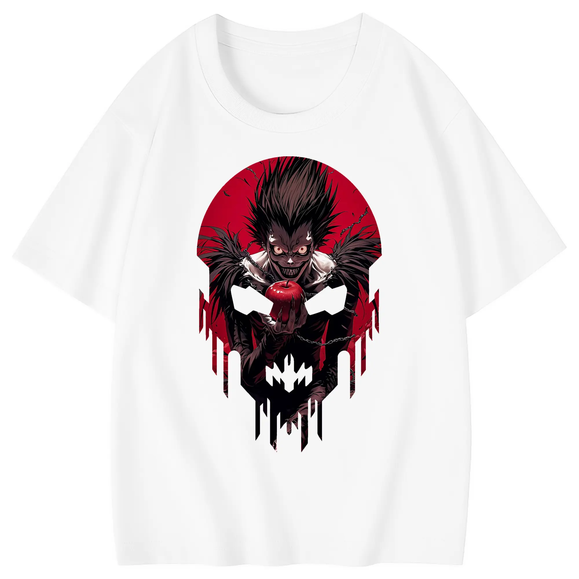 デスノート グッズ,リューク - 綿100％ キッズTシャツ ・ フロントプリント ・ 快適 通気性 ・ スポーツ カジュアル 散歩用