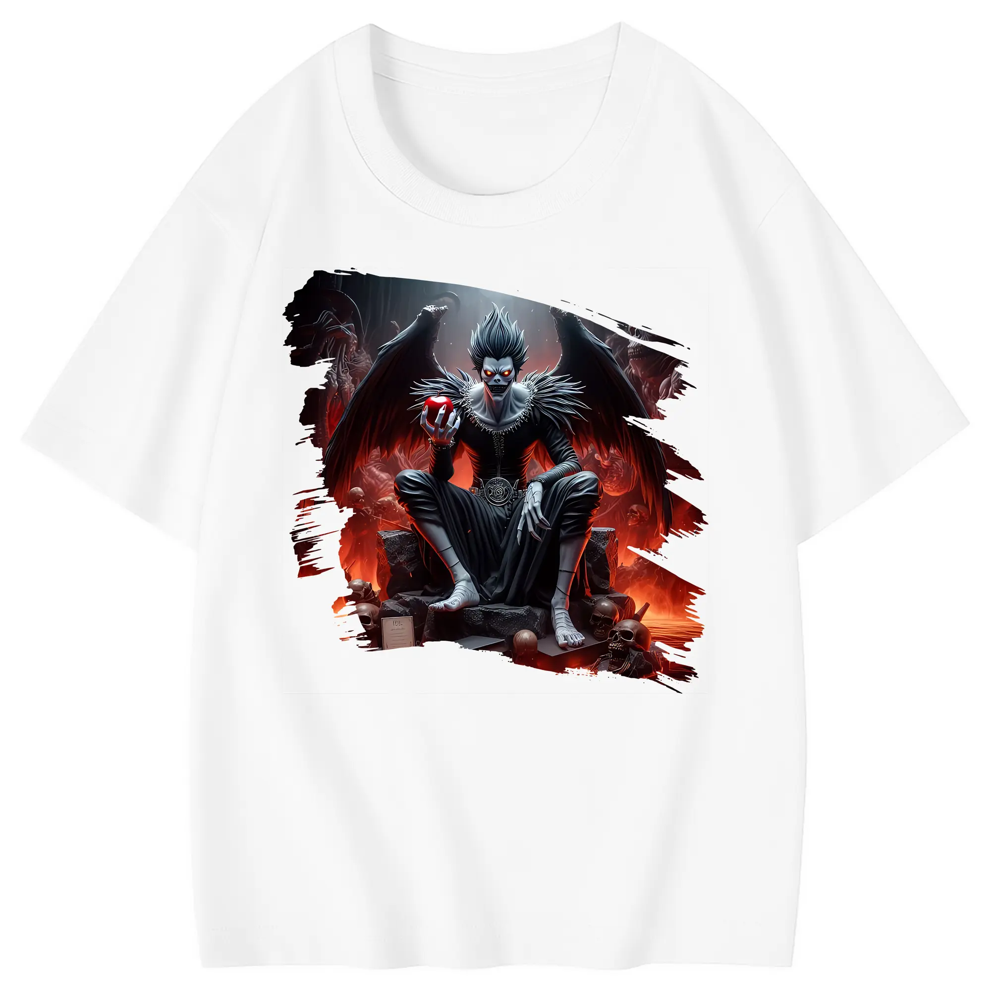 デスノート グッズ,リューク - 綿100％ キッズTシャツ ・ フロントプリント ・ 快適 通気性 ・ スポーツ カジュアル 散歩用