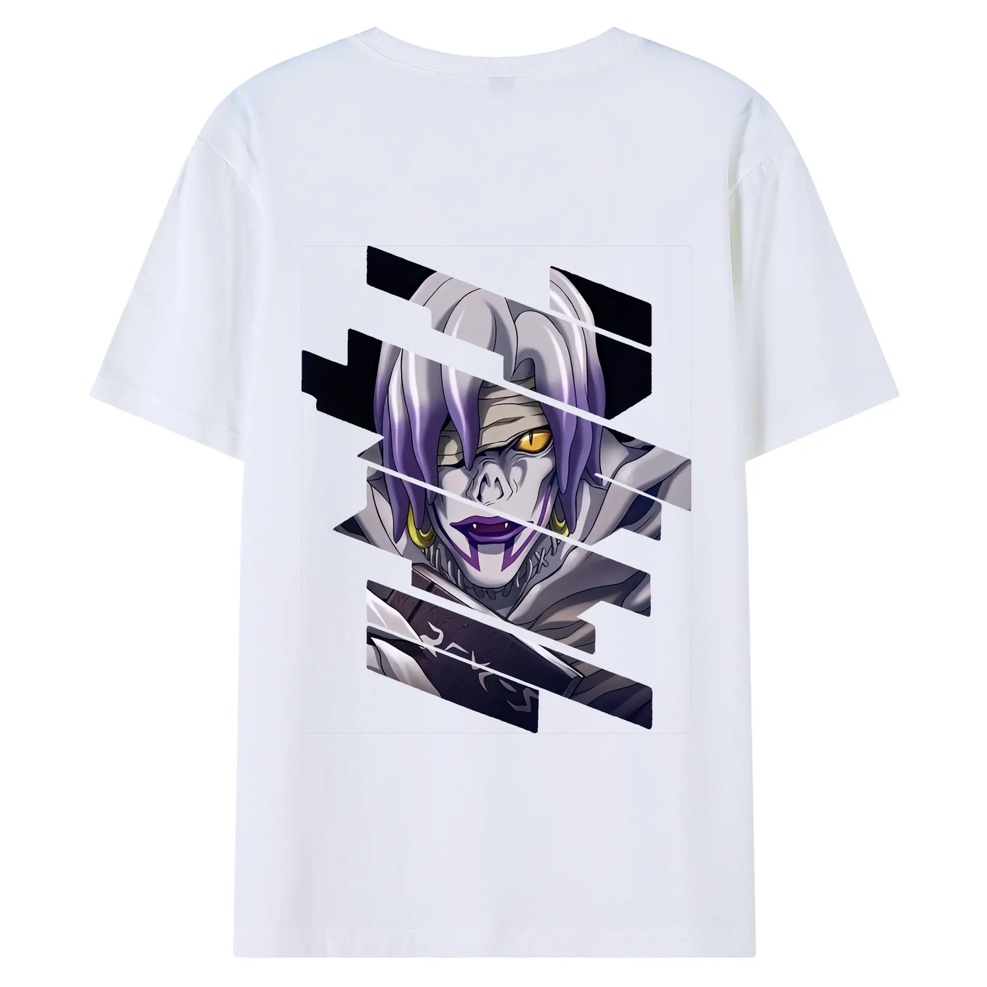 デスノート グッズ,レム - 綿100％ 半袖Tシャツ ・ バックプリント ・ 快適 通気性 ・ 日常使い 散歩 スポーツ用