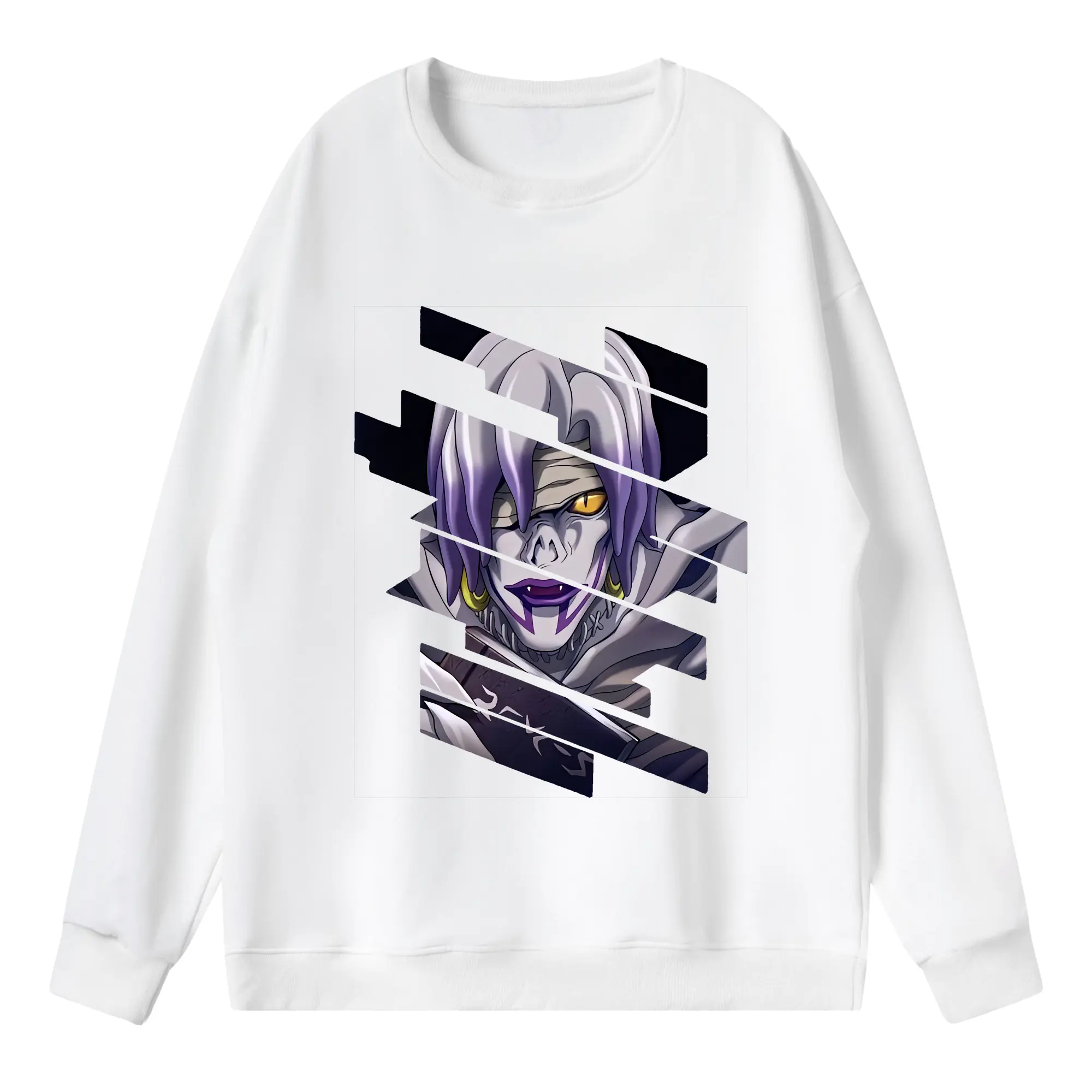 デスノート グッズ,レム - 薄手 クルーネック スウェット 裏毛260g · ポリエステル 春秋向け カジュアル 男女兼用 · トレーナー デイリー スポーツ 散歩に最適