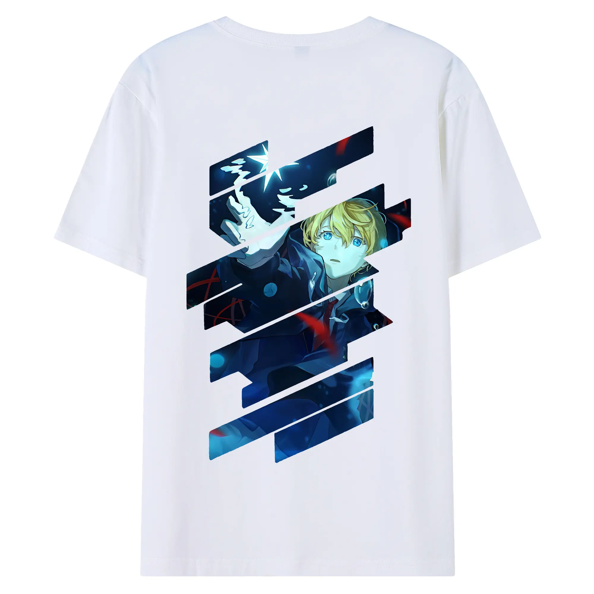 推しの子 グッズ,星野アクア - 綿100％ 半袖Tシャツ ・ バックプリント ・ 快適 通気性 ・ 日常使い 散歩 スポーツ用